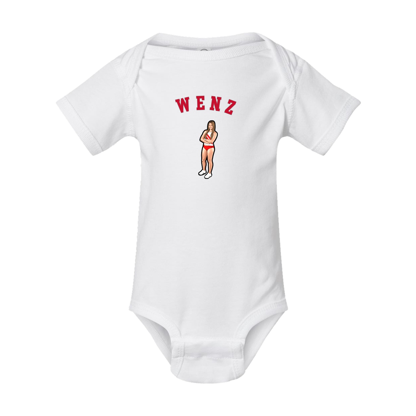 Baby Onesie — Shirsey Arch in White
