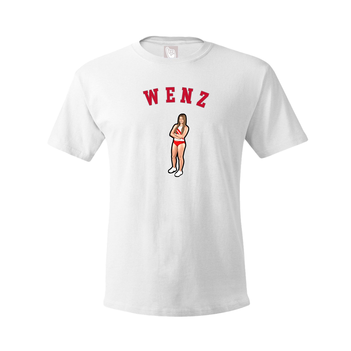 Tee — Shirsey Arch in White