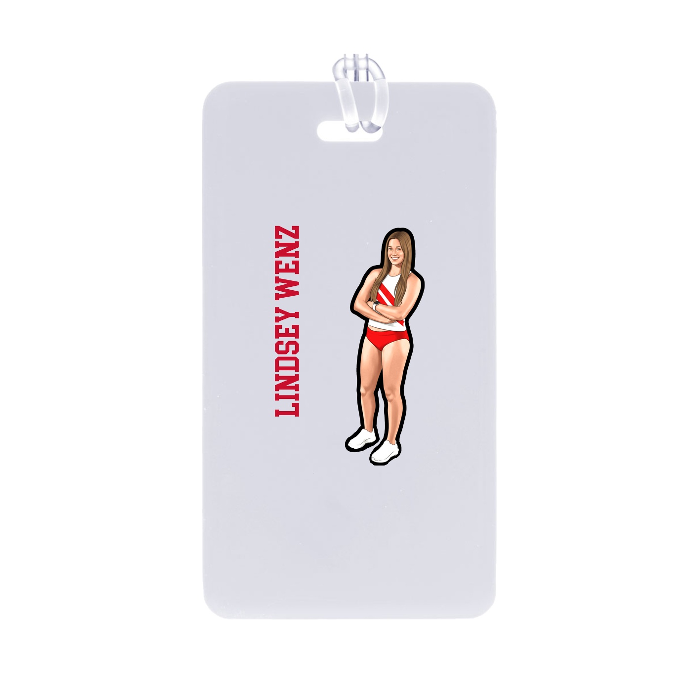 Bag Tag — Name Vertical in Classic