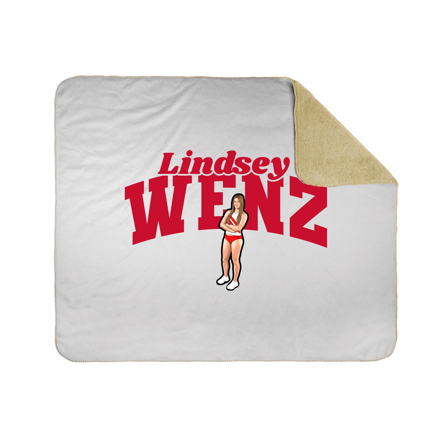 Throw Blanket — Signature Arch in White
