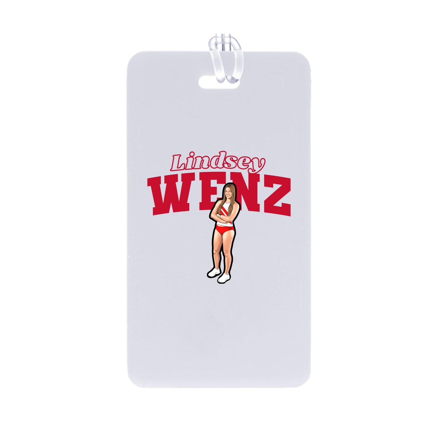 Bag Tag — Name Arch in Classic