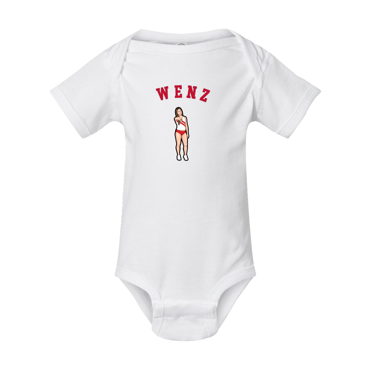 Baby Onesie — Shirsey Arch in White