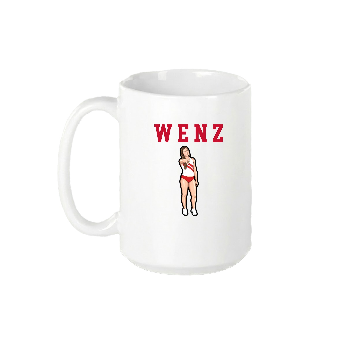 15oz Coffee Mug — Shirsey in White