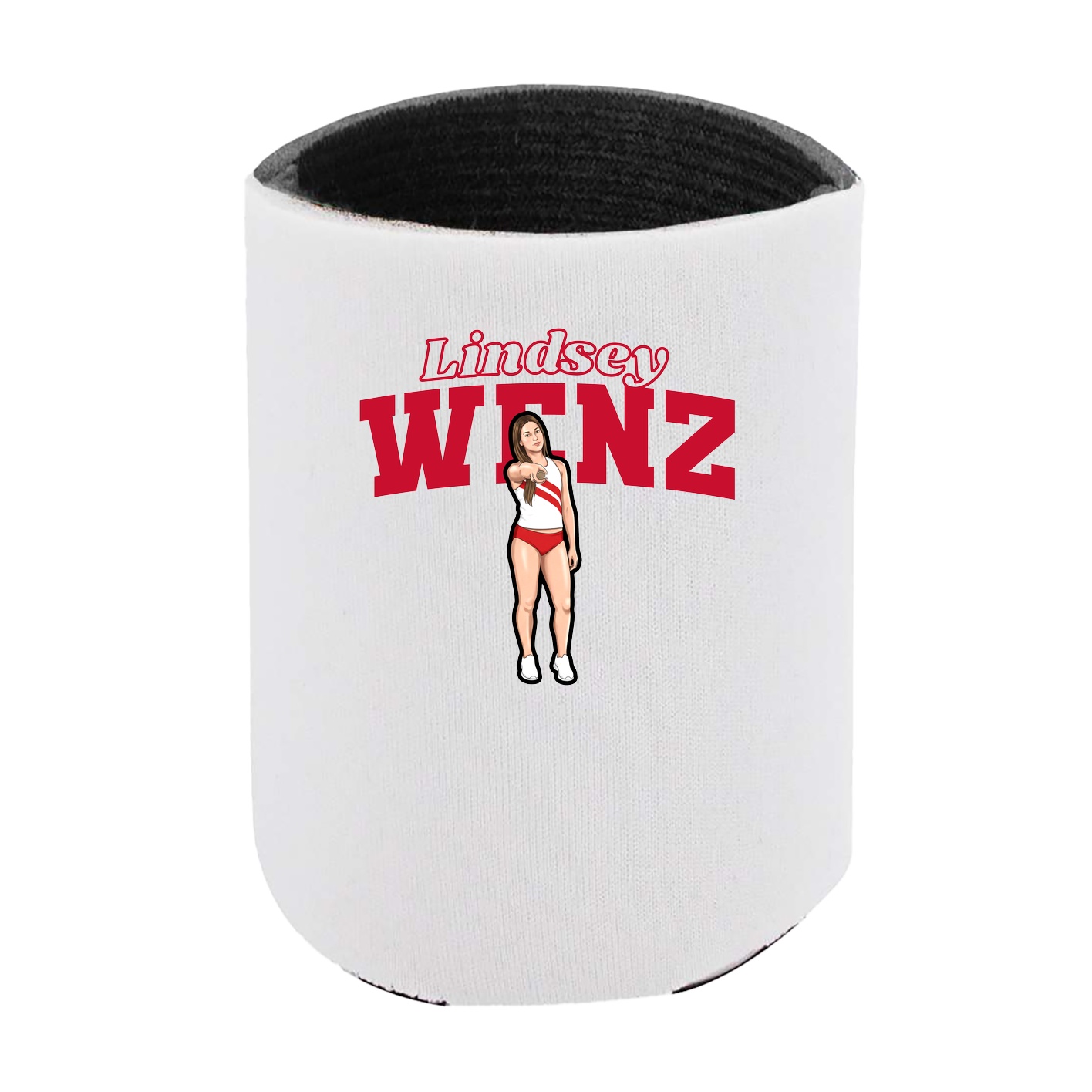 Can Holder — Name Arch in White