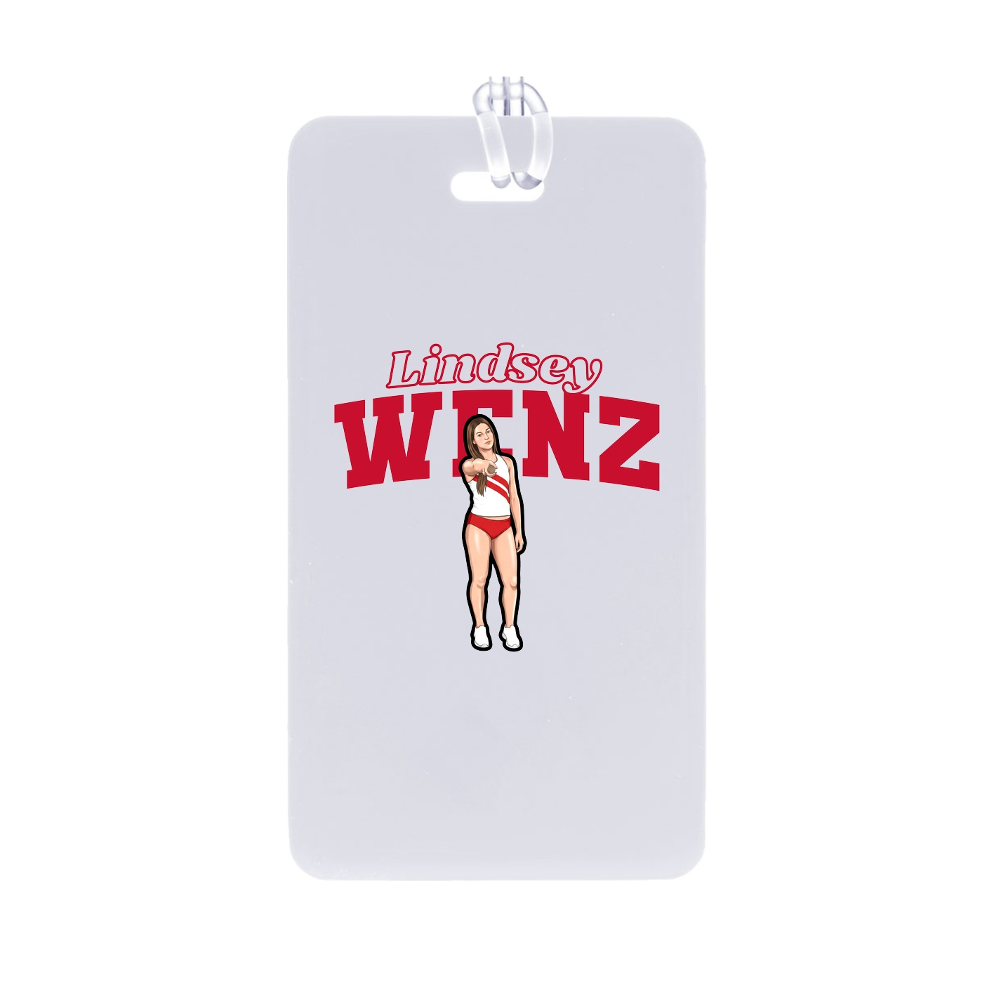 Bag Tag — Name Arch in Classic