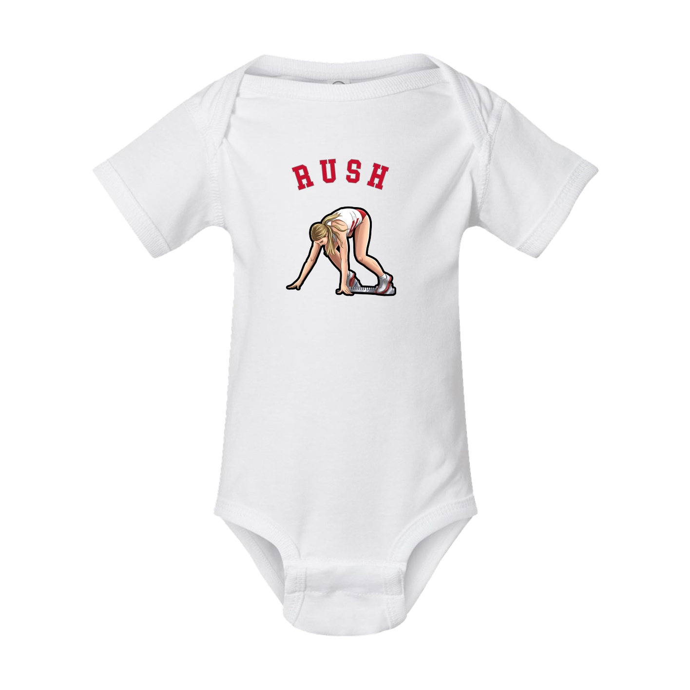 Baby Onesie — Shirsey Arch in White