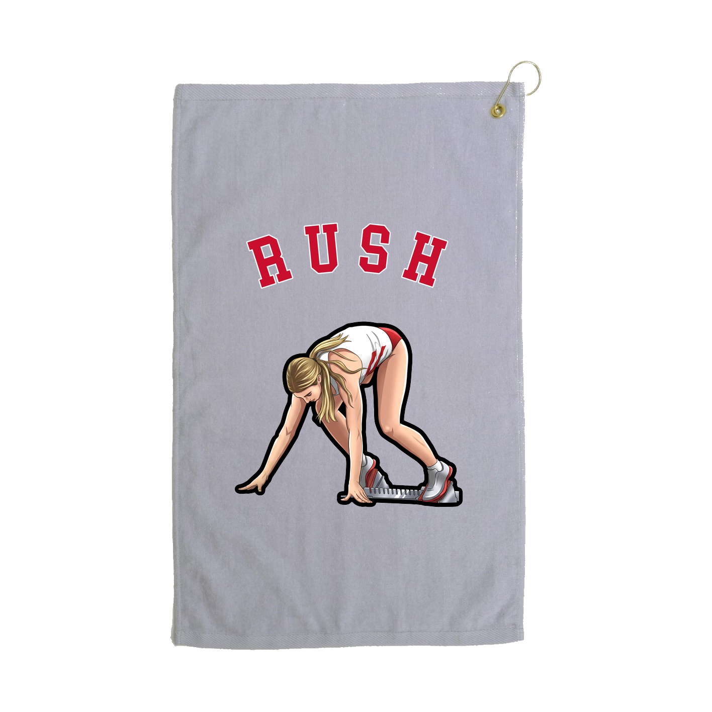 Golf Towel — Shirsey Arch in Grey