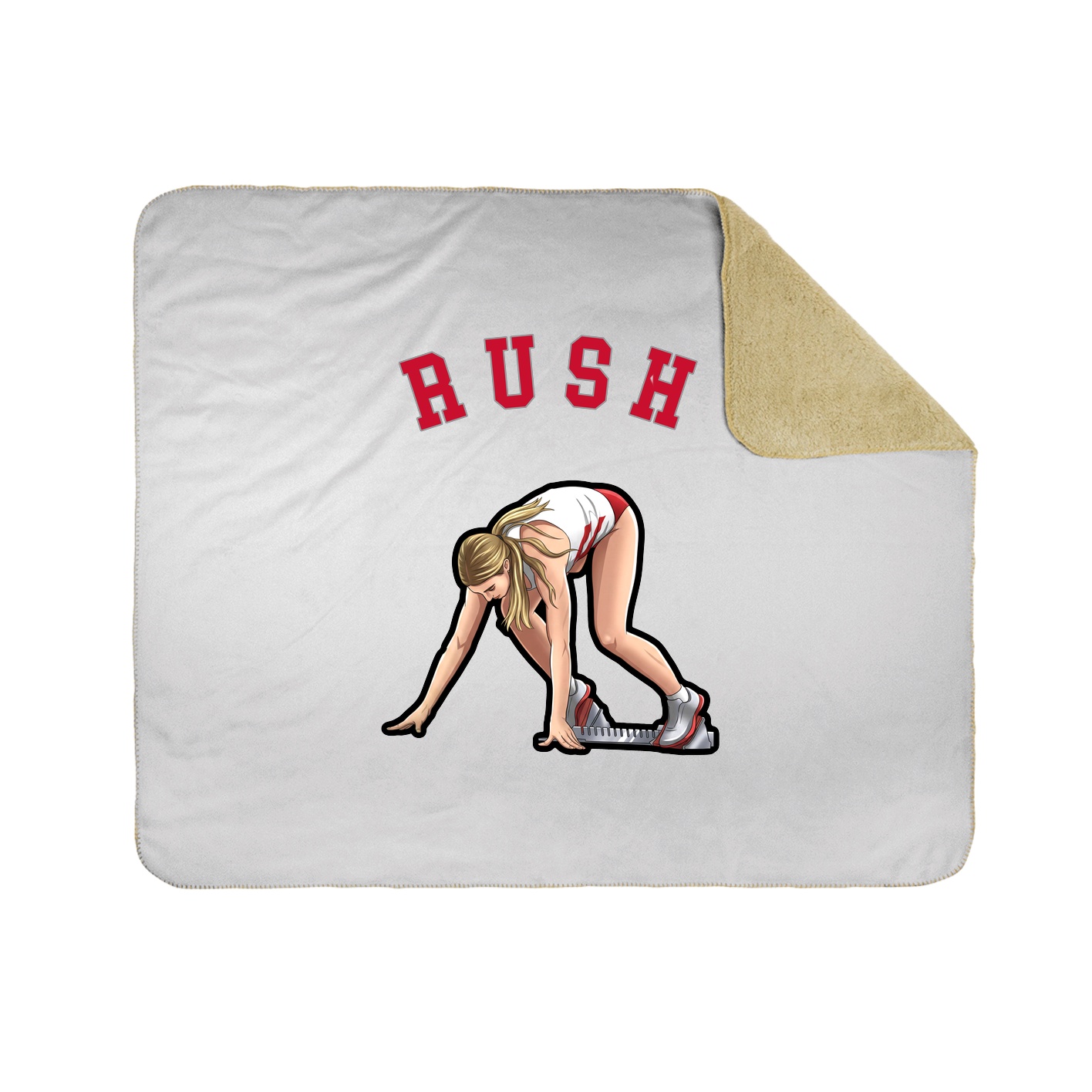 Throw Blanket — Shirsey Arch in White