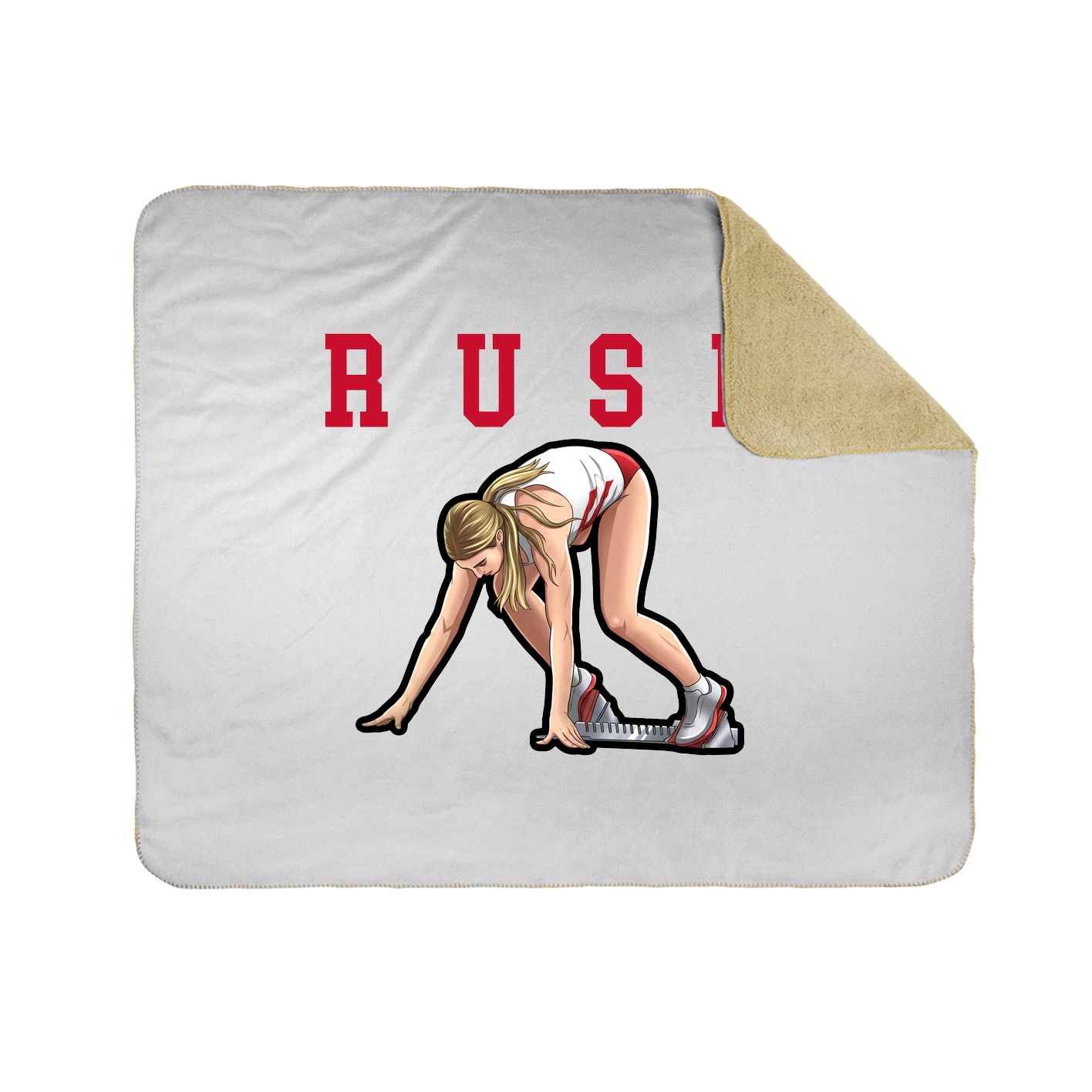 Throw Blanket — Shirsey in White