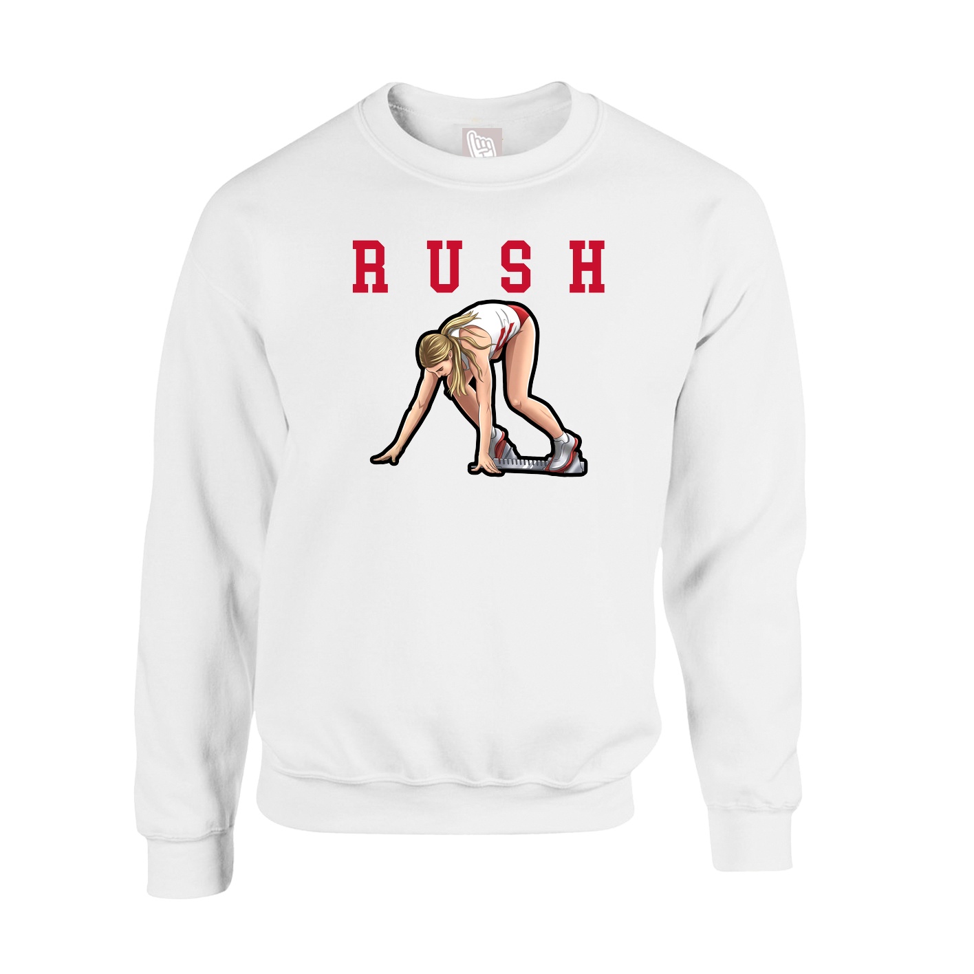 Fleece Crew — Shirsey in White