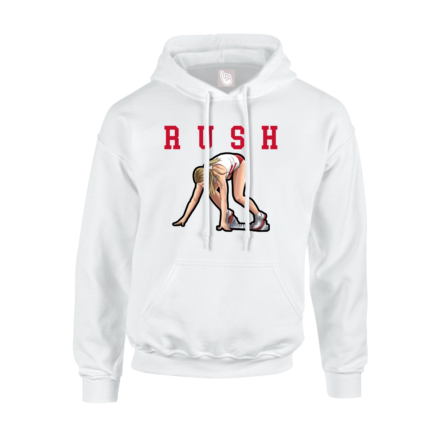 Youth Hoodie — Shirsey in White