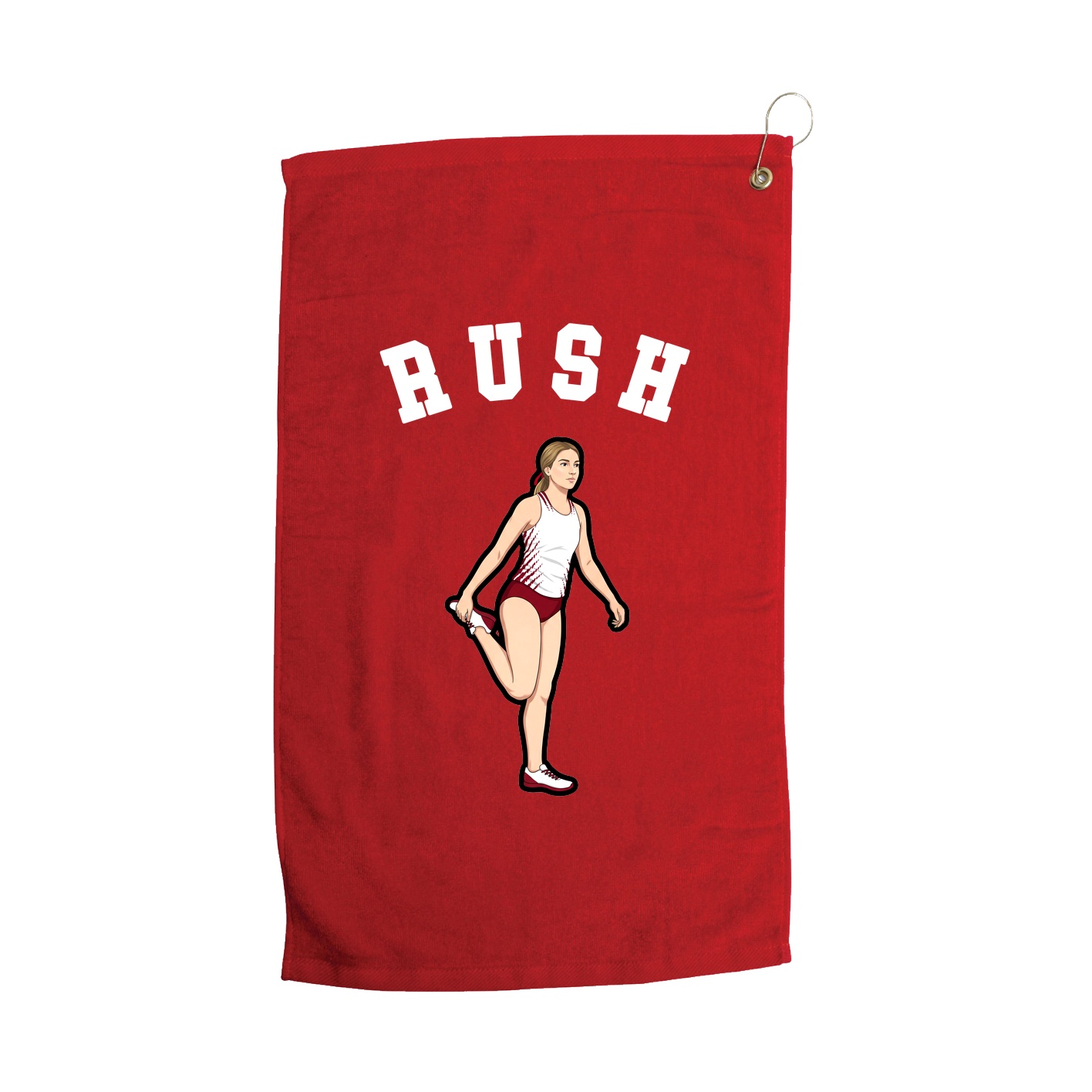 Golf Towel — Shirsey Arch in Red