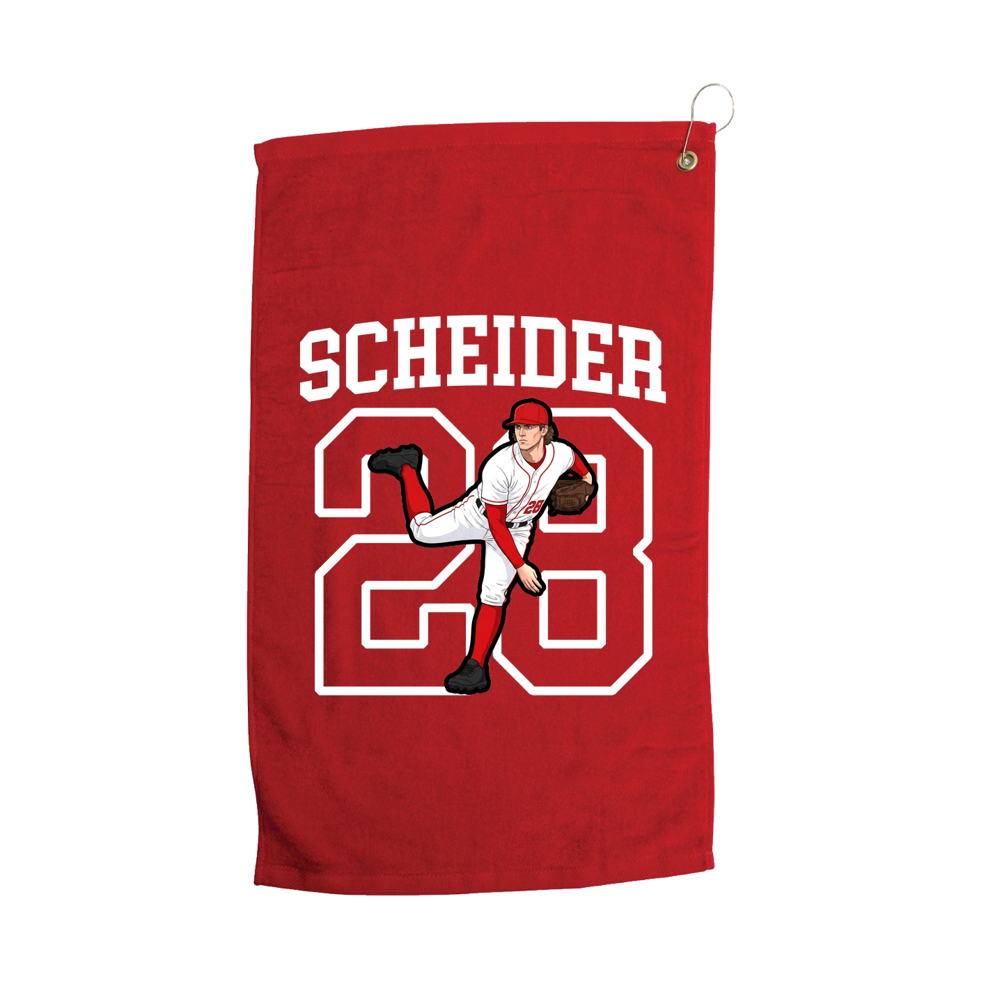 Golf Towel — Shirsey in Red