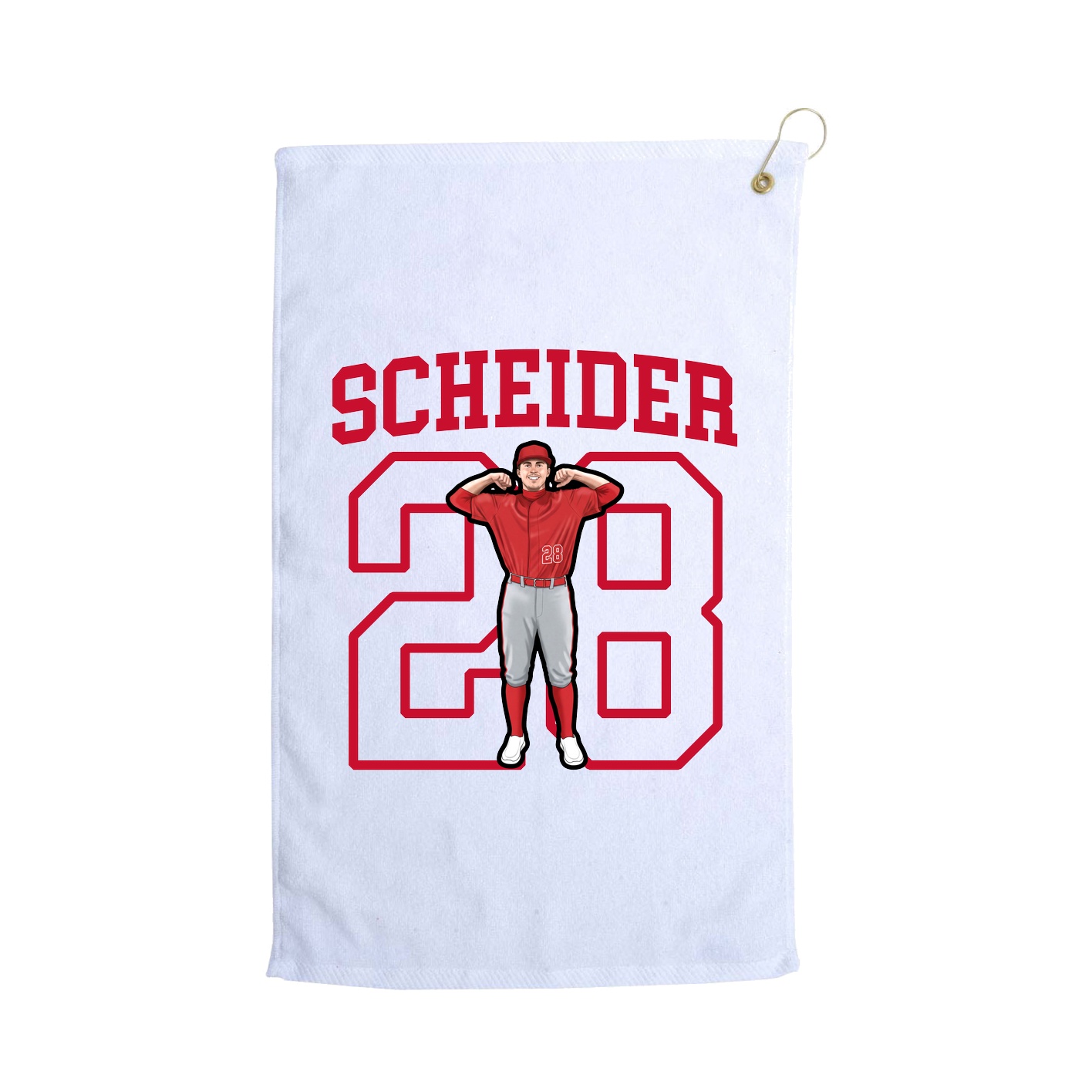 Golf Towel — Shirsey in White