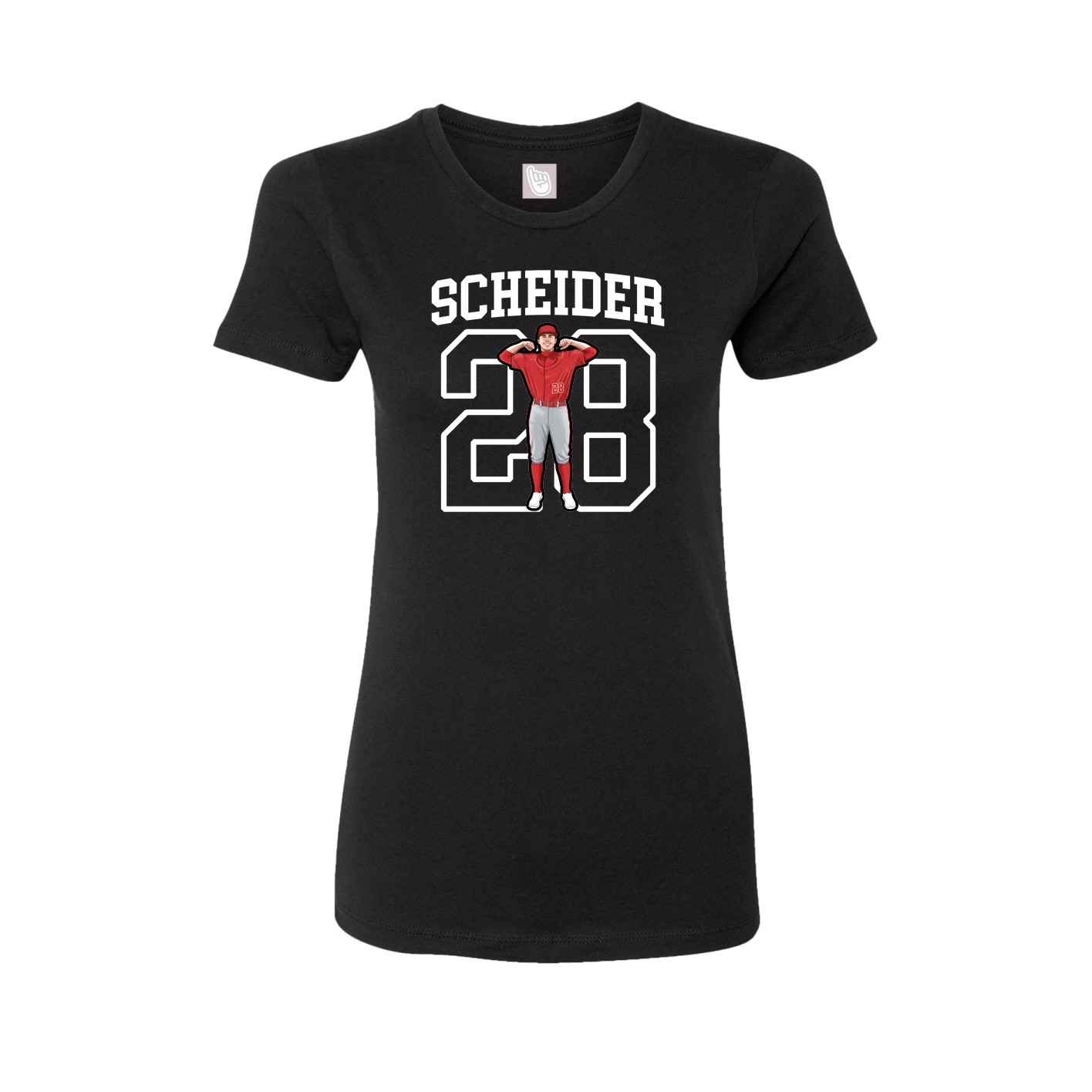 Fitted Women's Tee — Shirsey in Black