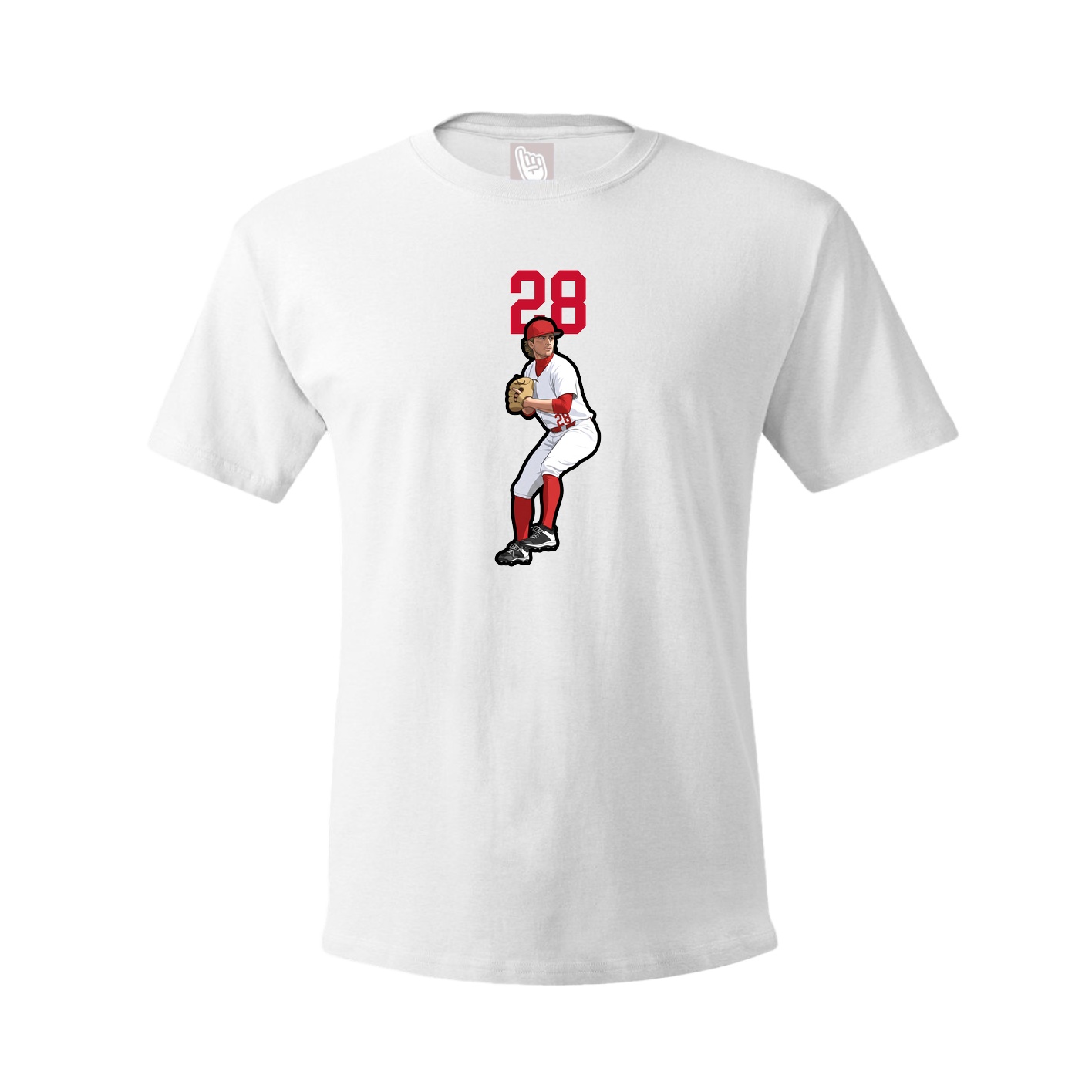 Tee — Number Top in White