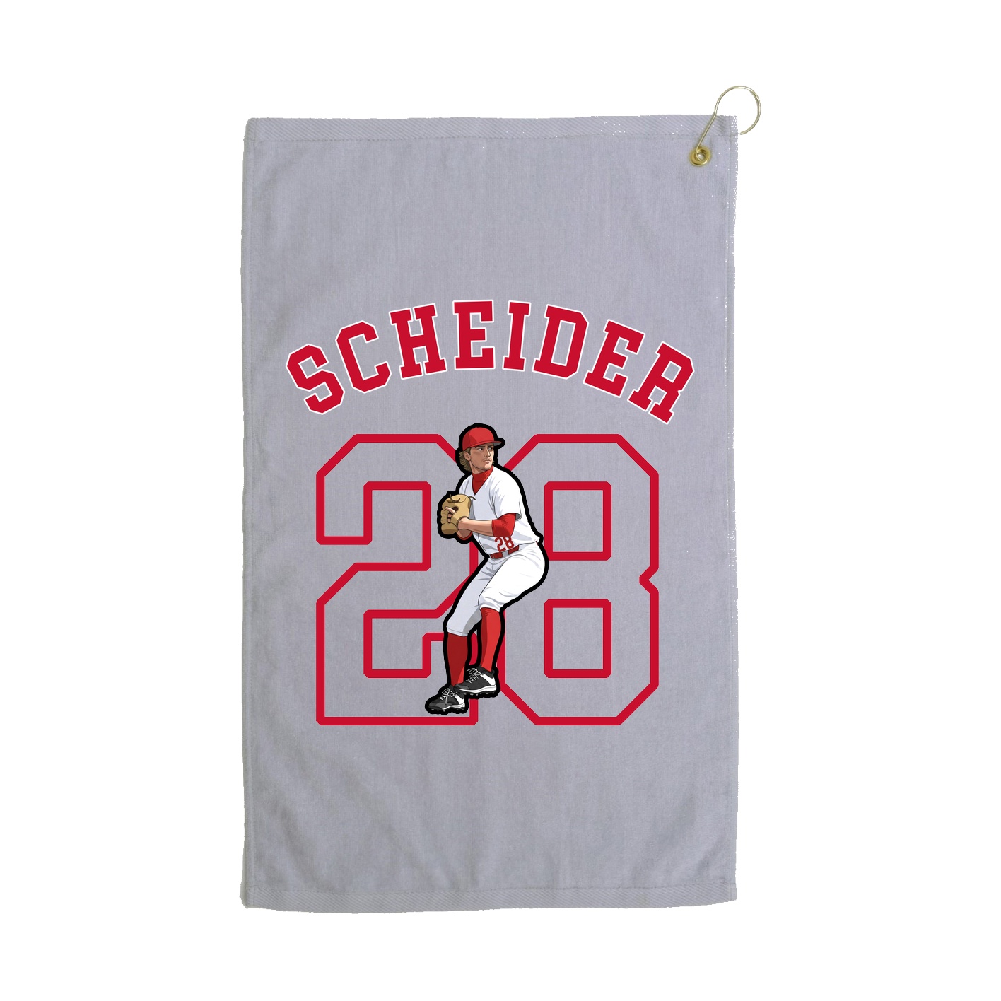 Golf Towel — Shirsey Arch in Grey