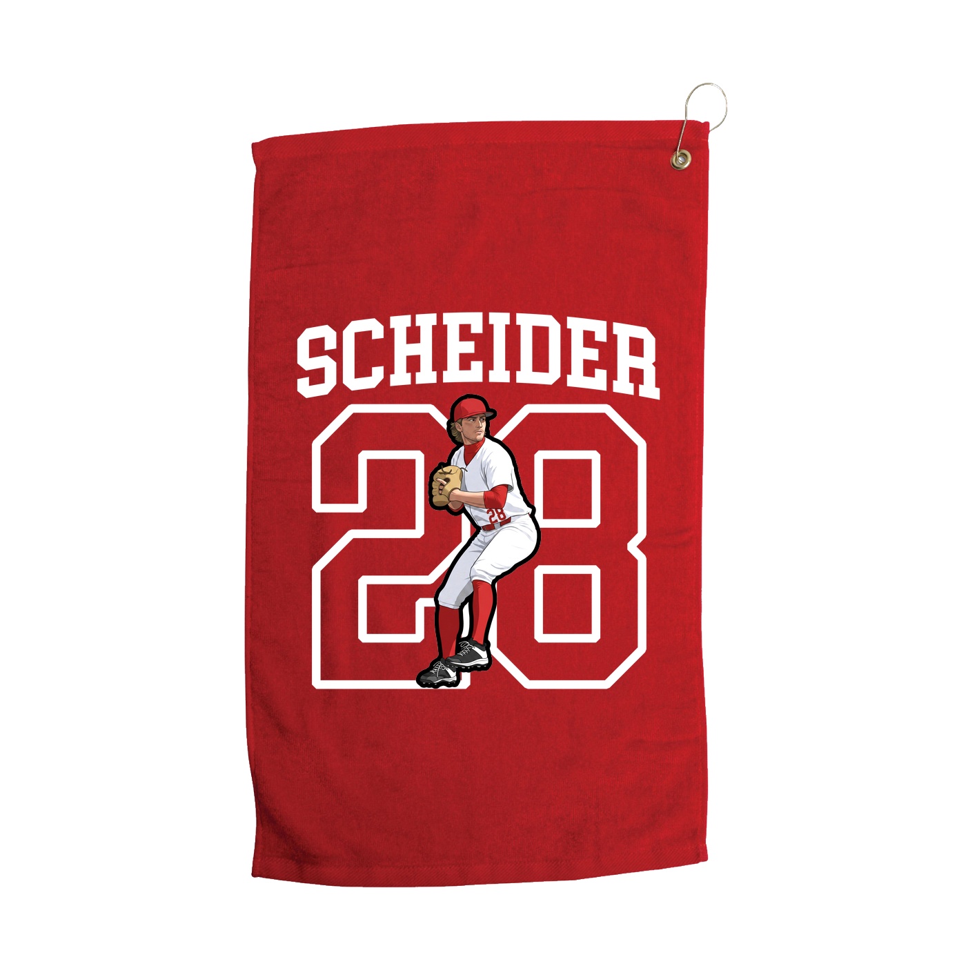Golf Towel — Shirsey in Red