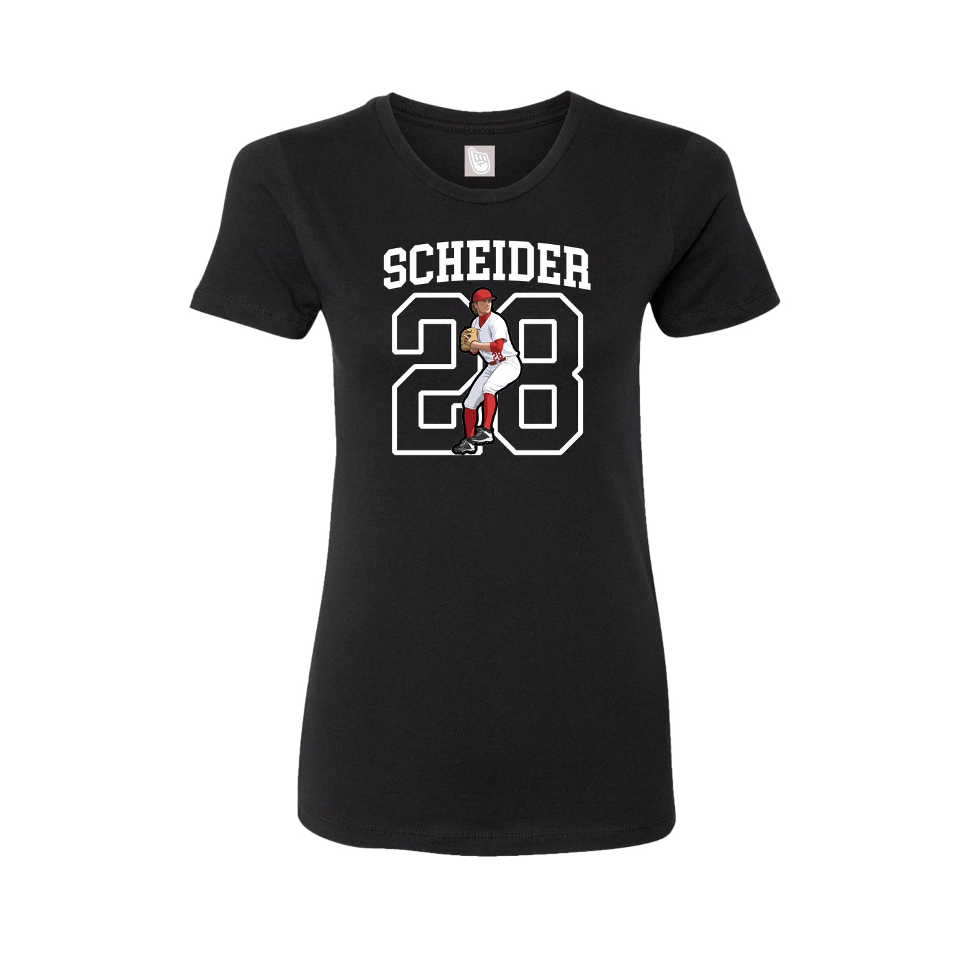 Fitted Women's Tee — Shirsey in Black