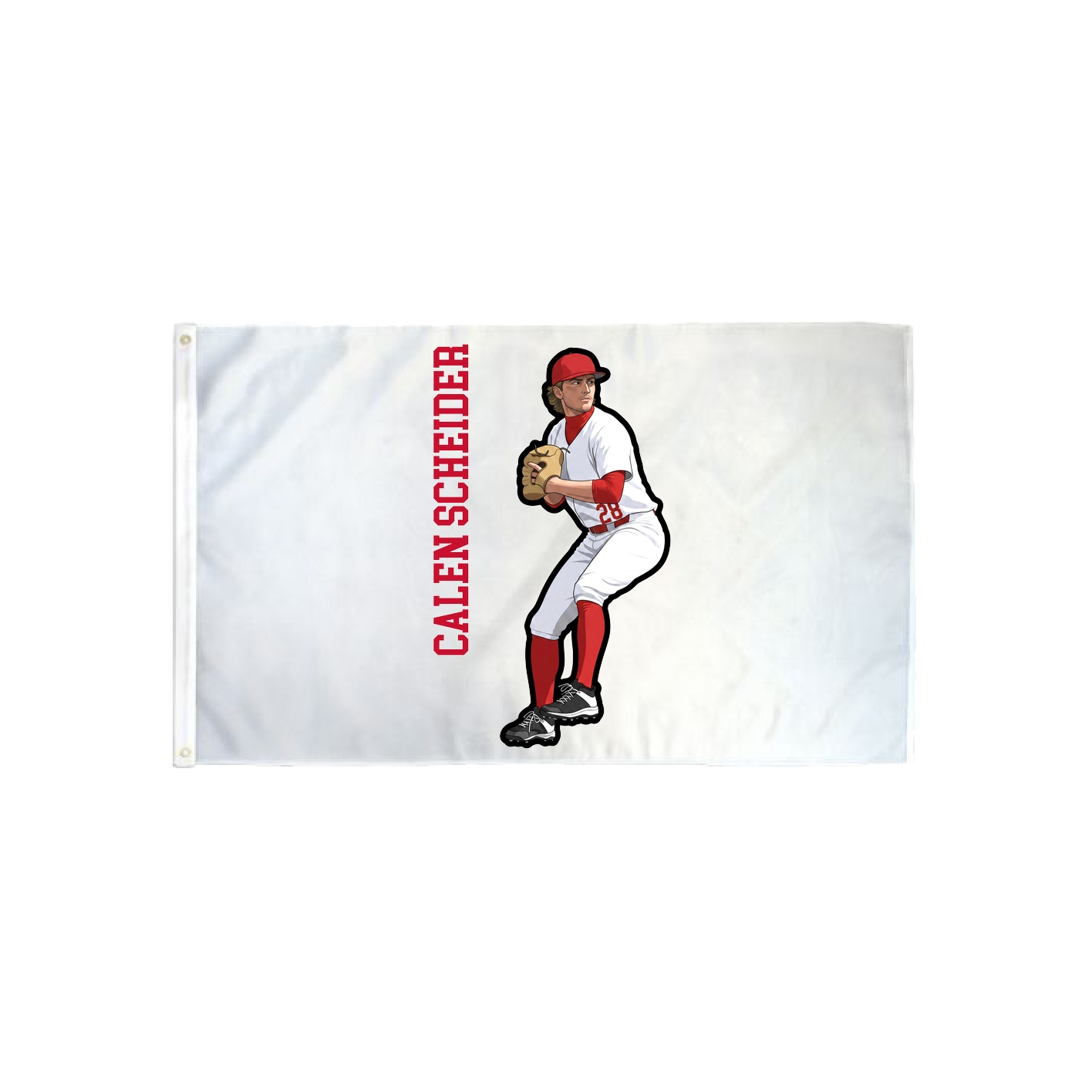 3x5 Flag — Name Vertical in Classic