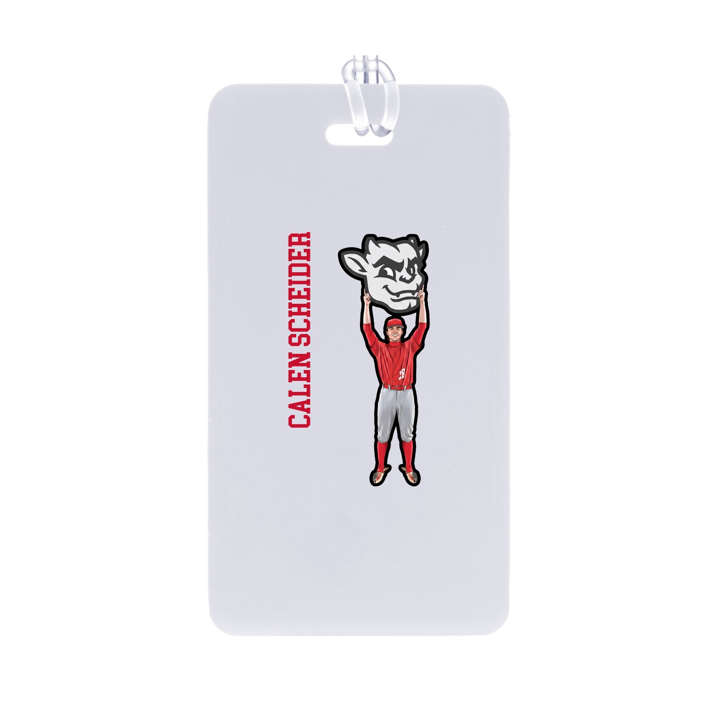 Bag Tag — Name Vertical in Classic