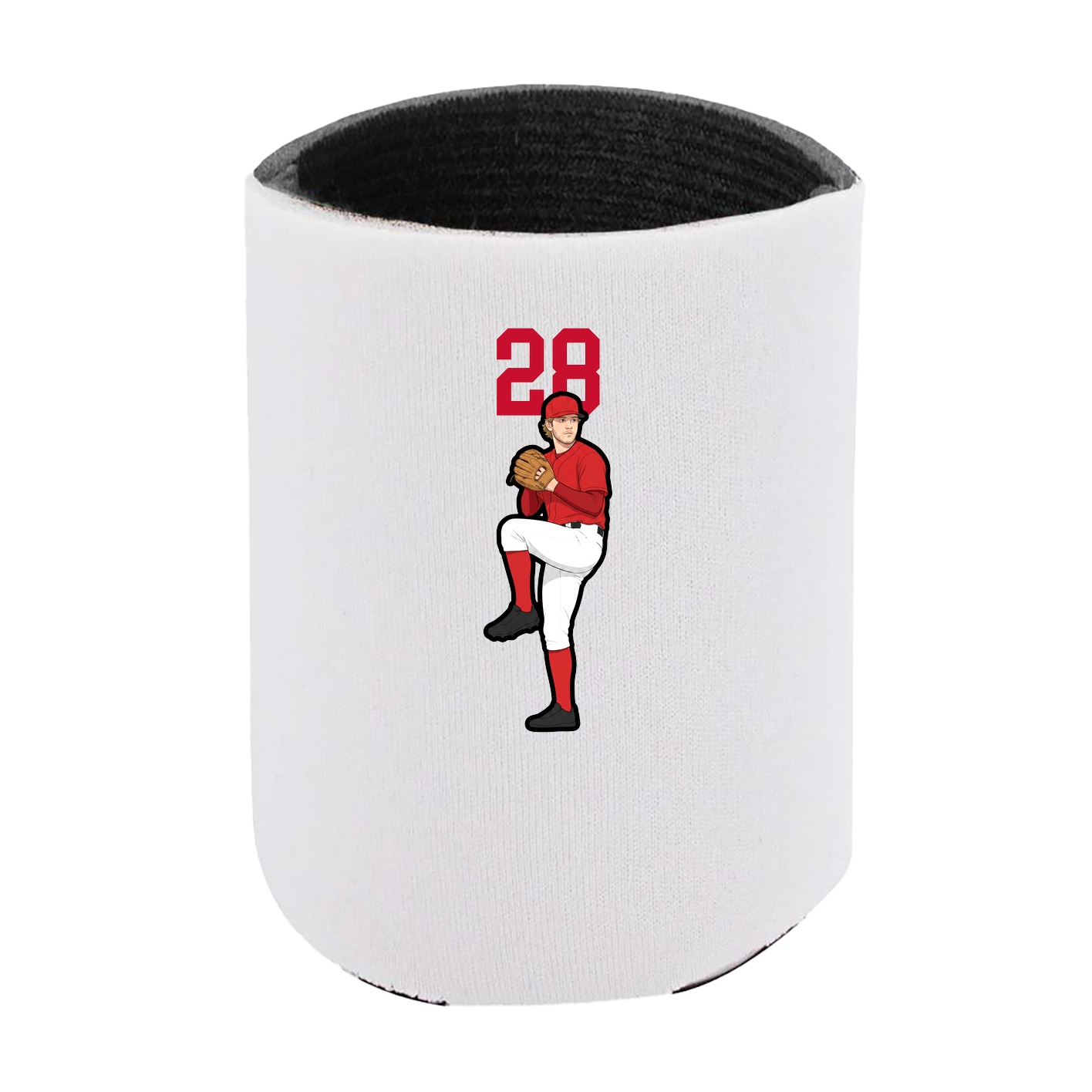 Can Holder — Number Top in White