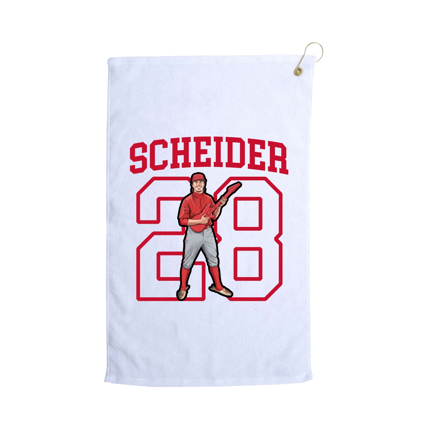 Golf Towel — Shirsey in White