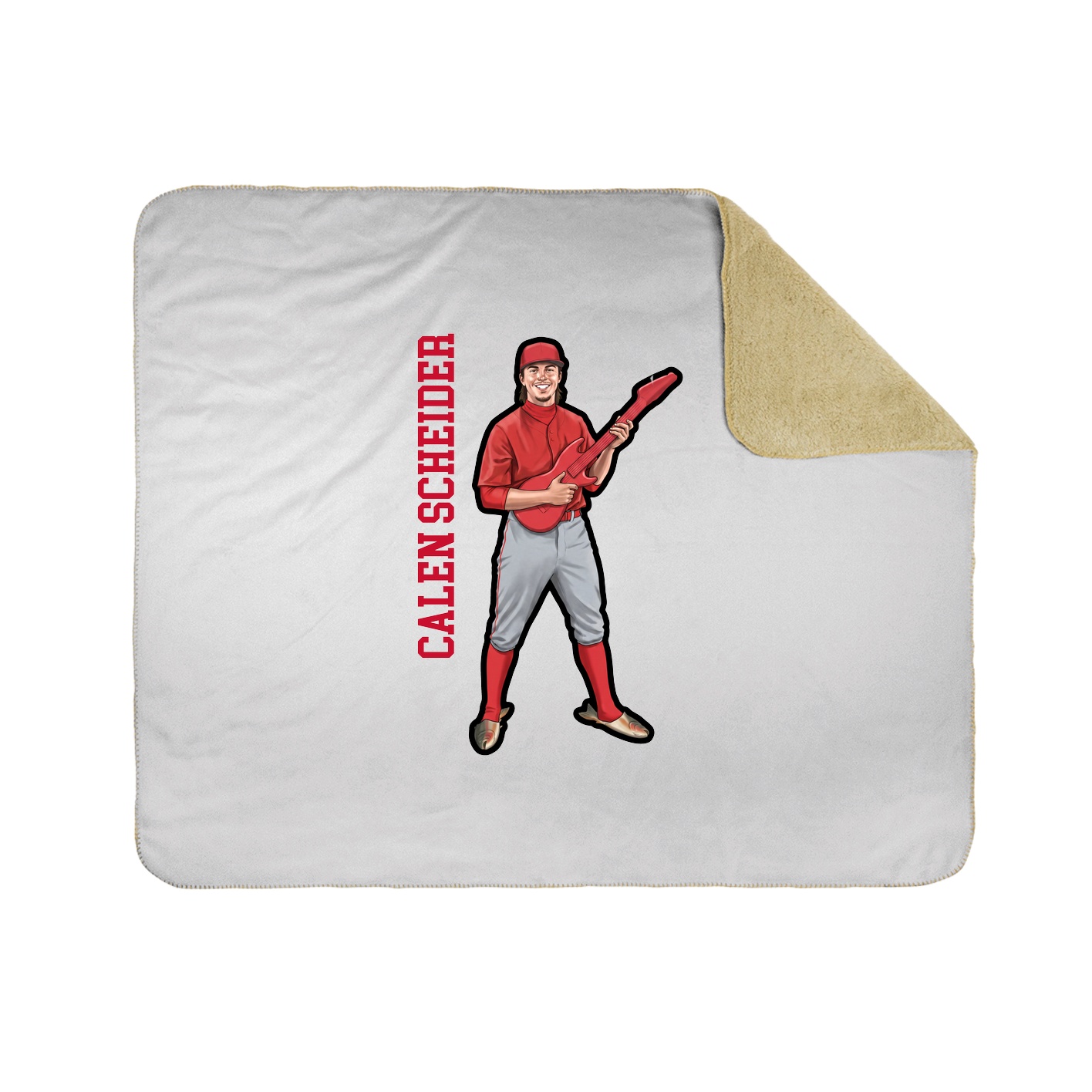 50x60 Sherpa Lined Throw Blanket