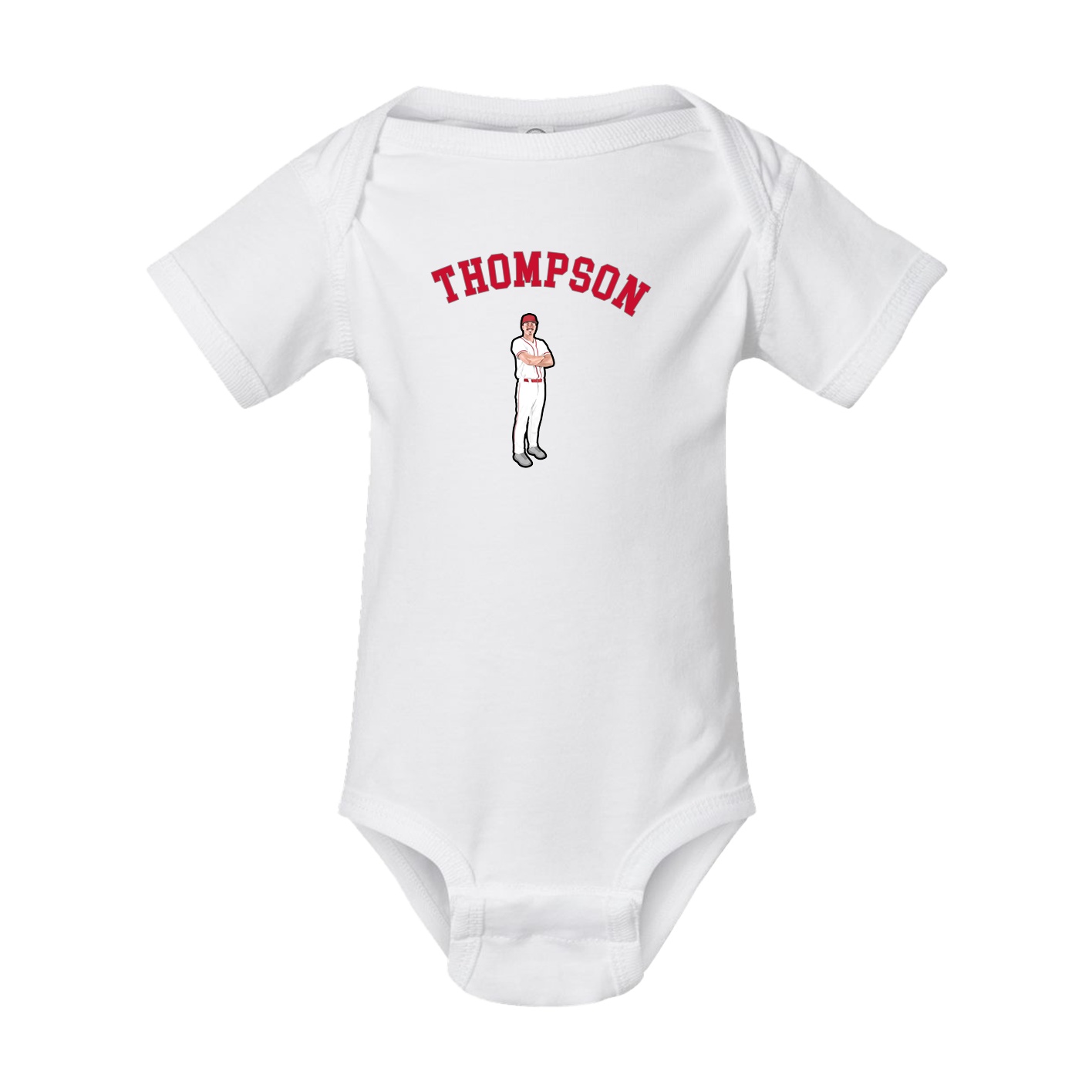 Baby Onesie — Shirsey Arch in White
