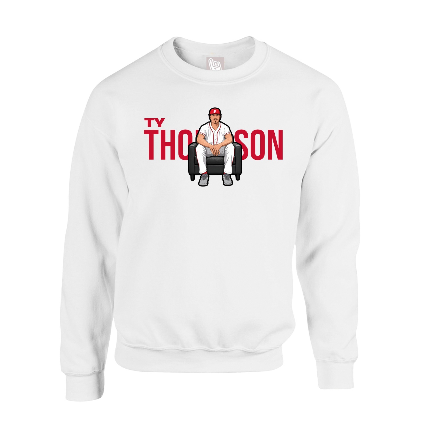 Fleece Crew — Player Name in White
