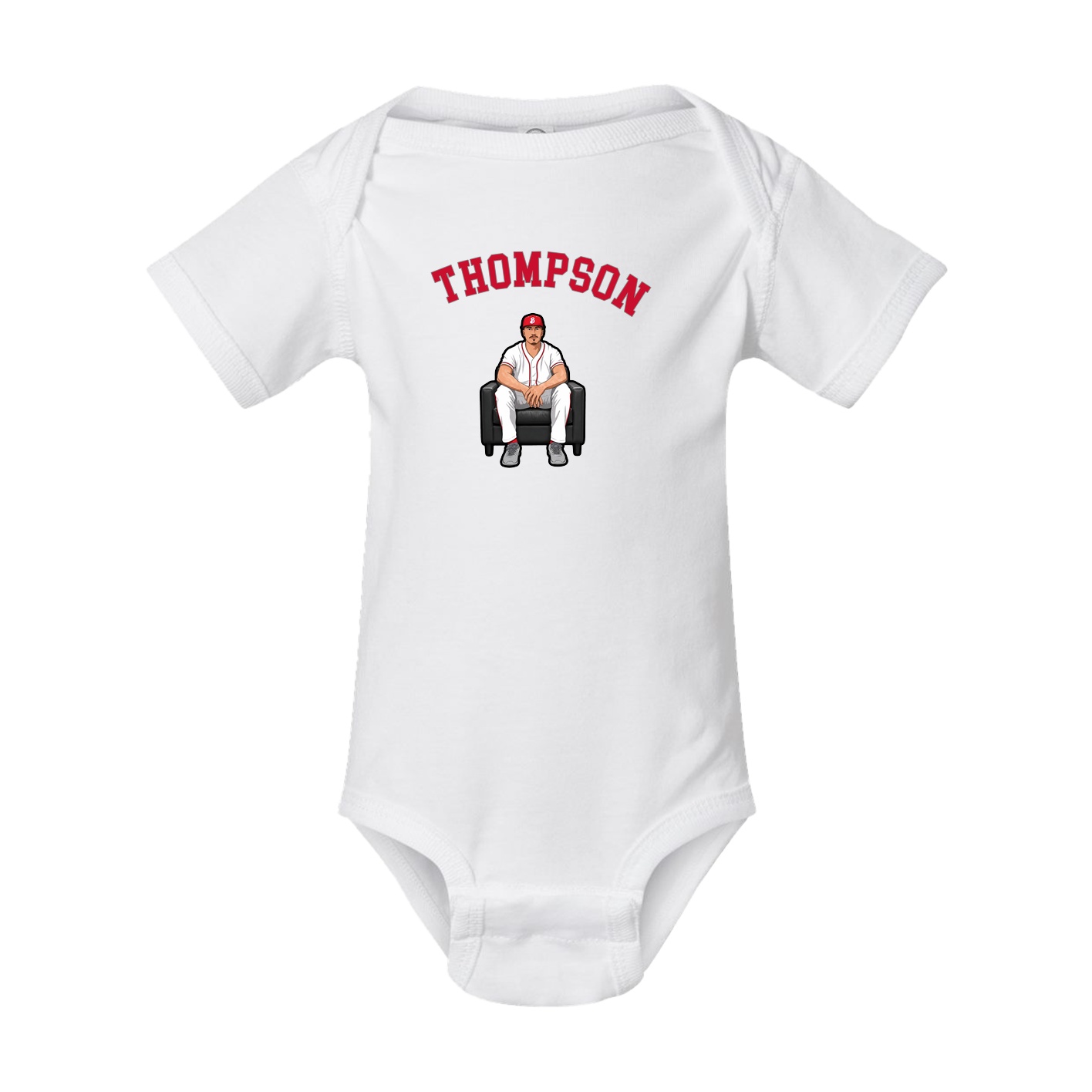 Baby Onesie — Shirsey Arch in White