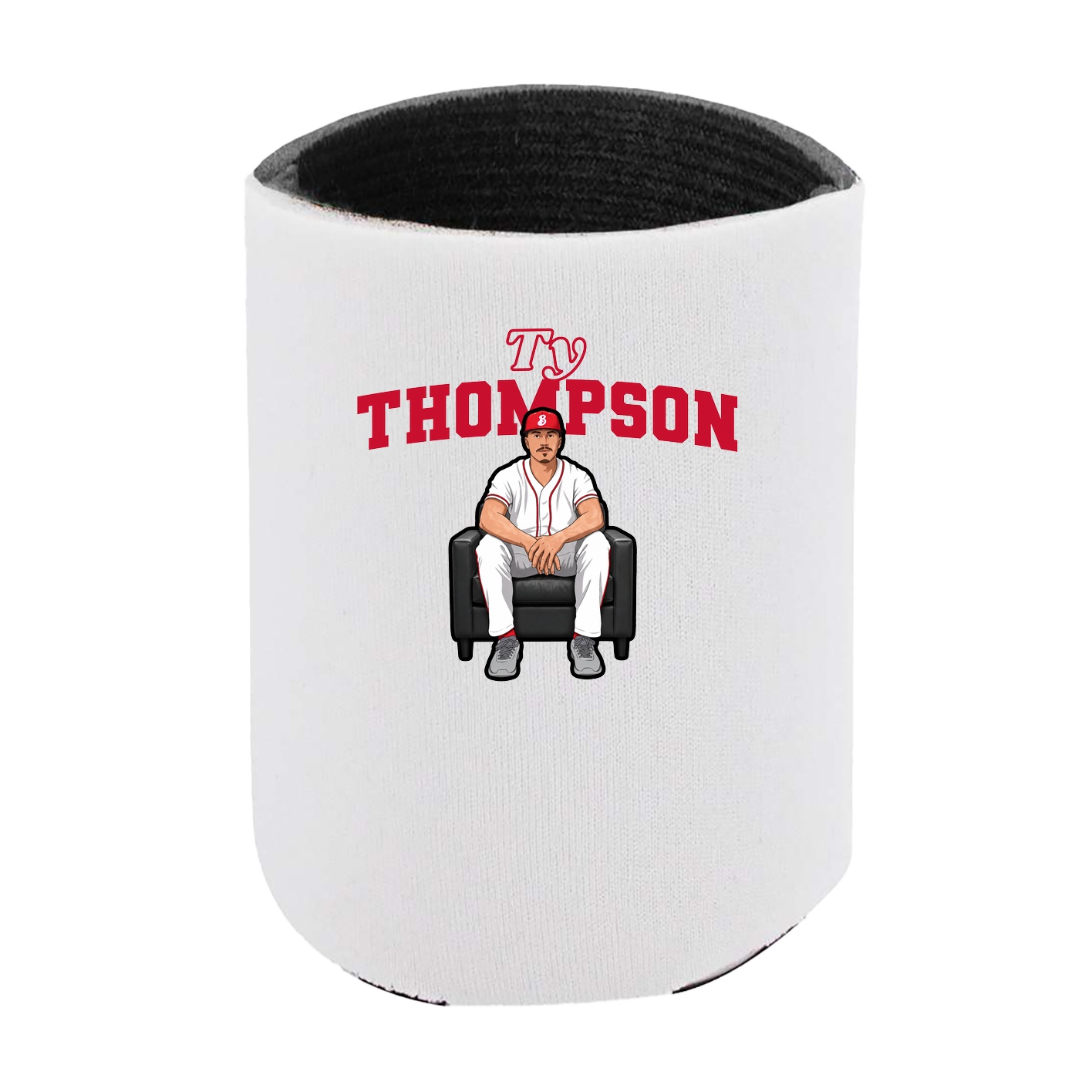 Can Holder — Name Arch in White