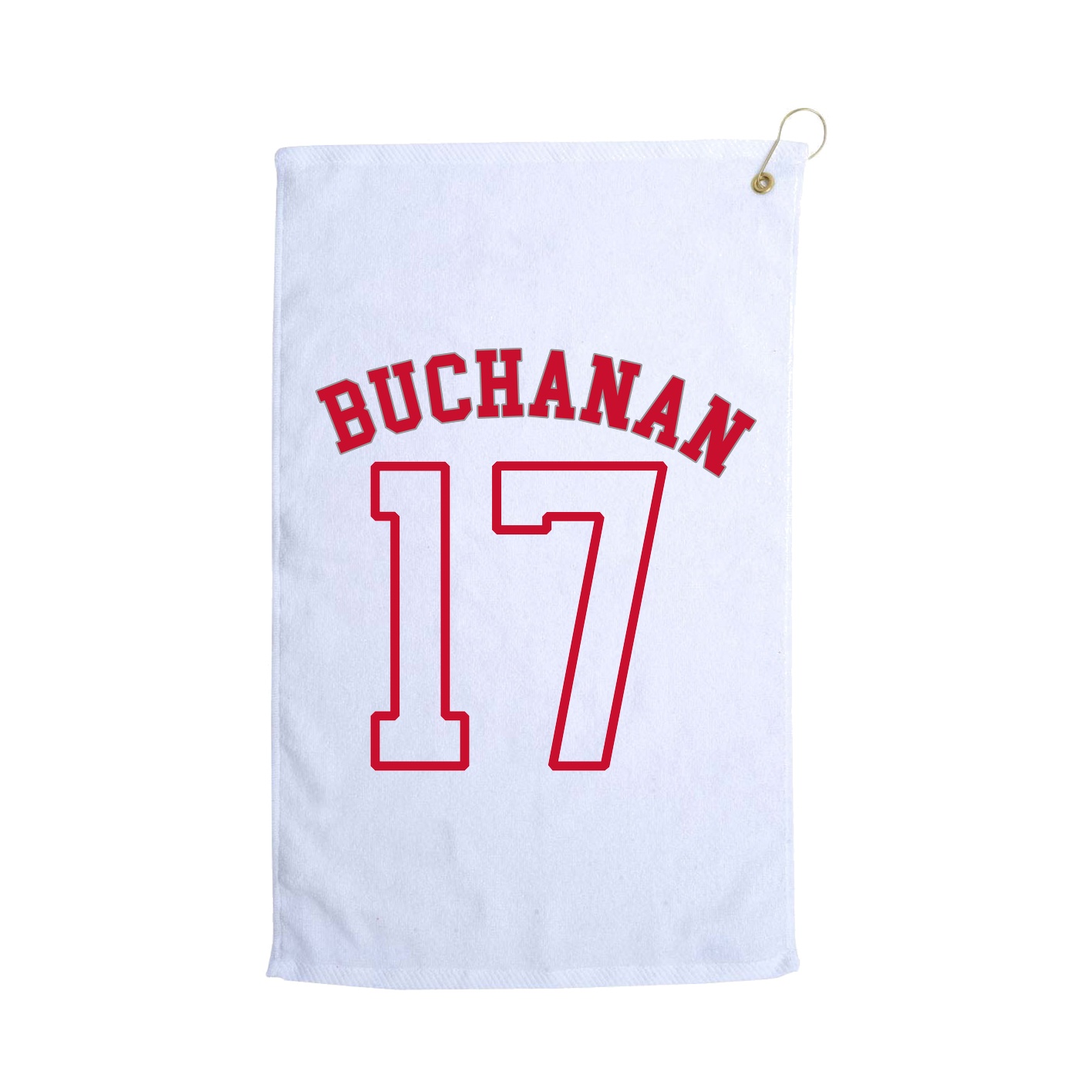 Golf Towel — Shirsey Arch in White