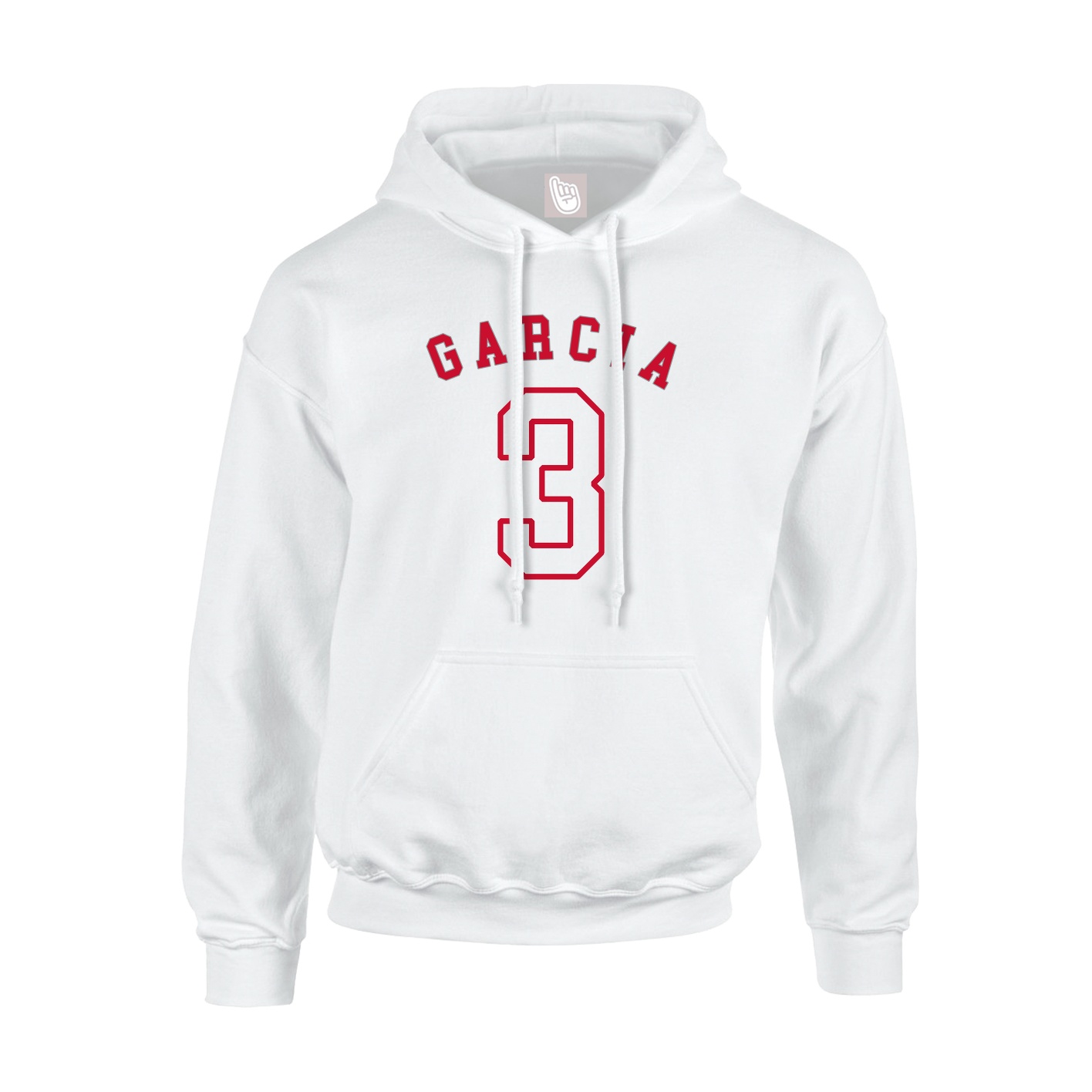 Hoodie — Shirsey Arch in White