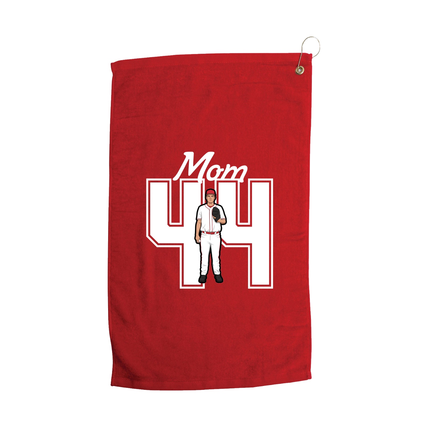 Golf Towel — Mothers Day Shirsey in Red