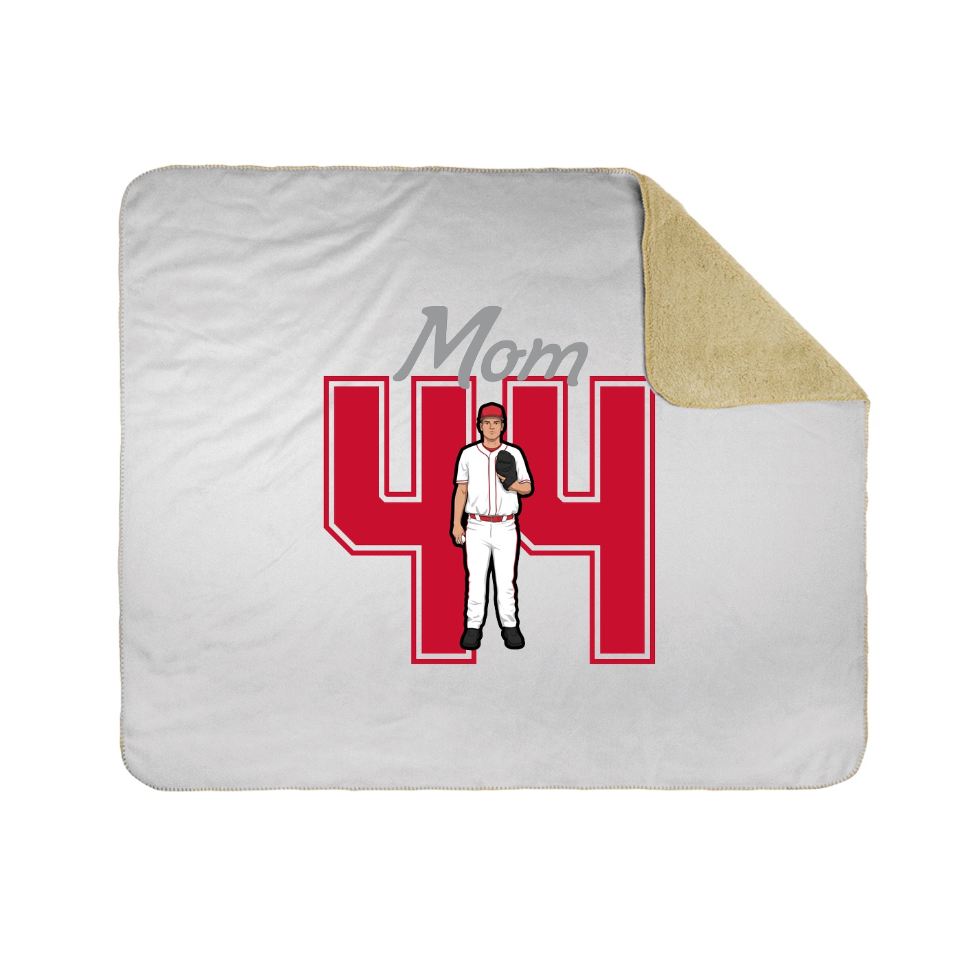Throw Blanket — Mothers Day Shirsey in White