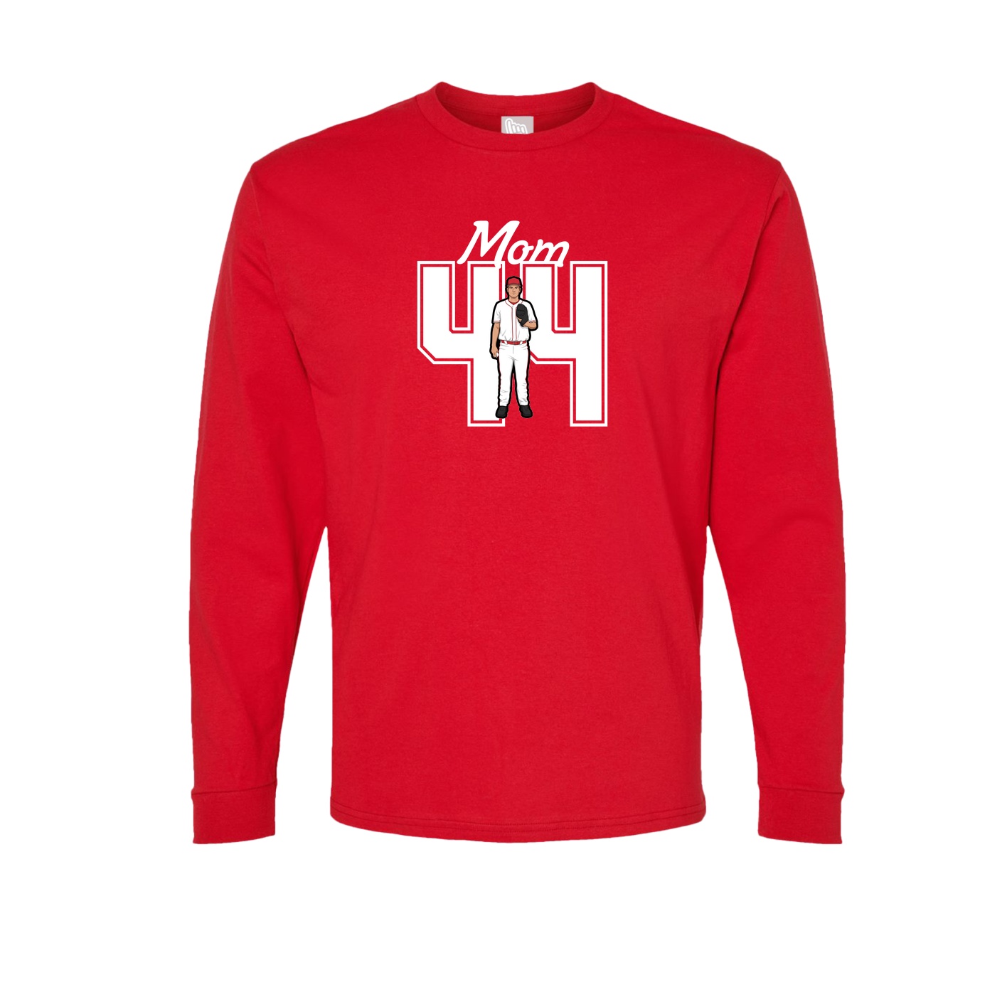 Long Sleeve Tee — Mothers Day Shirsey in Red