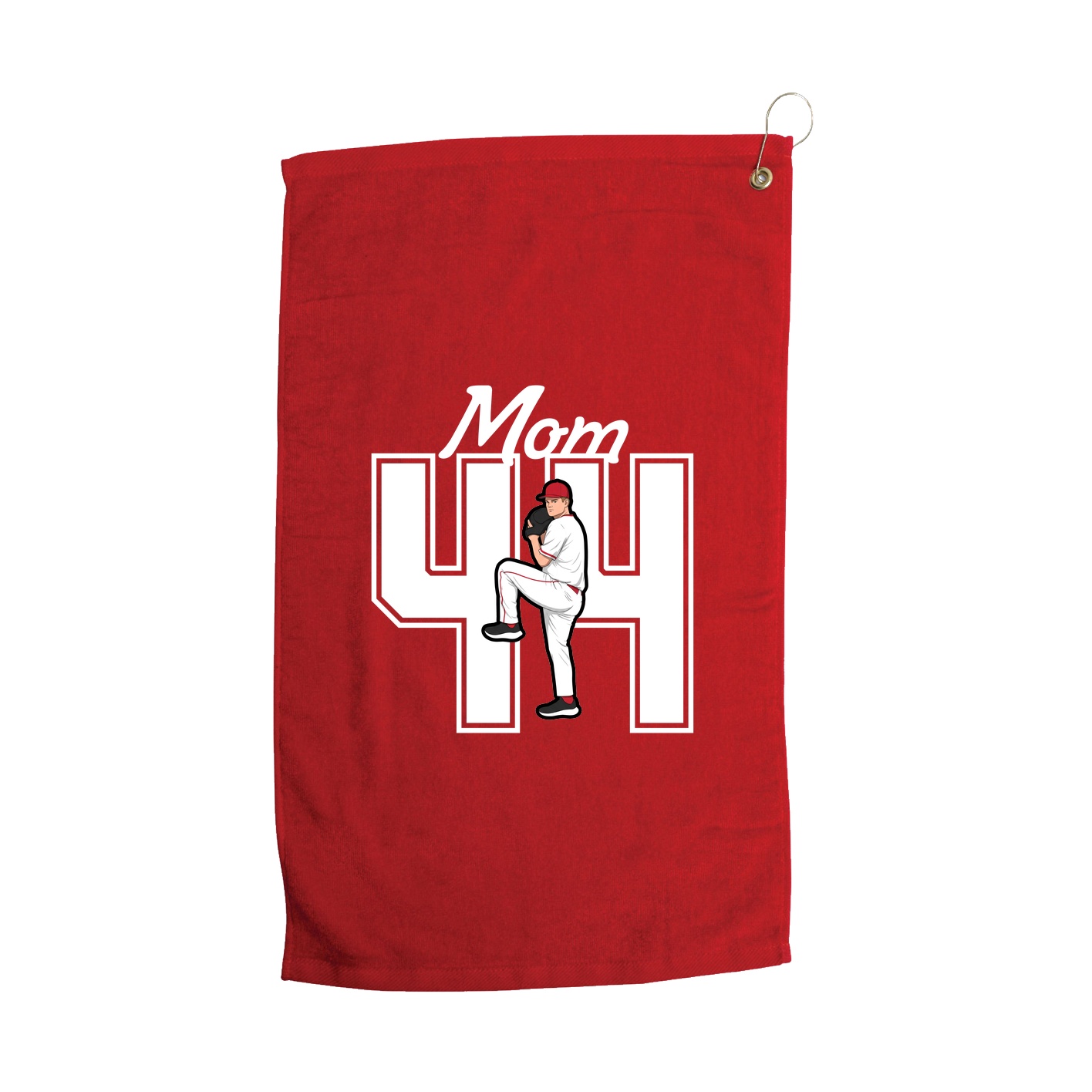 Golf Towel — Mothers Day Shirsey in Red