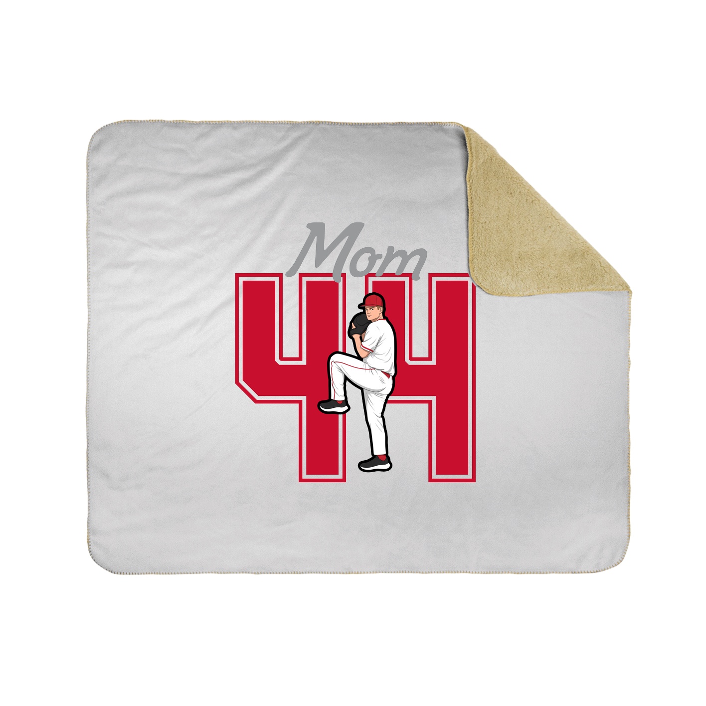 Throw Blanket — Mothers Day Shirsey in White