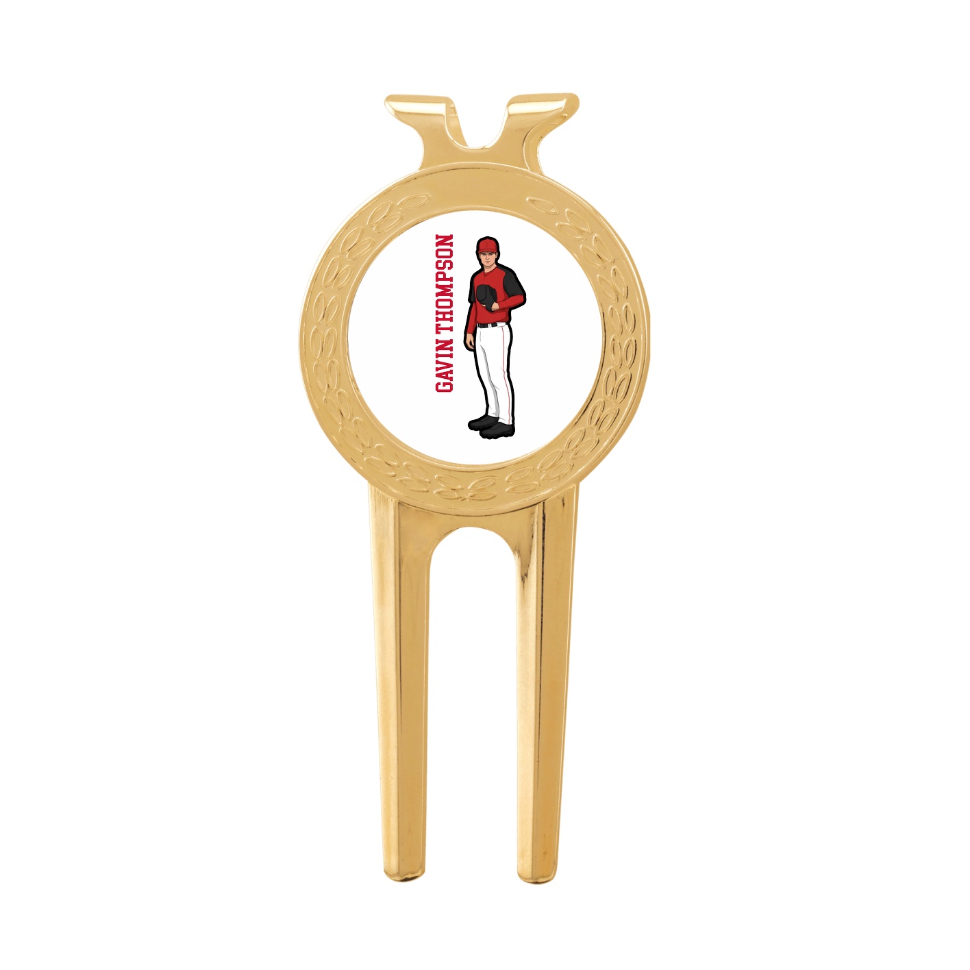 Divot Tool with Ball Marker — Name Vertical in Classic