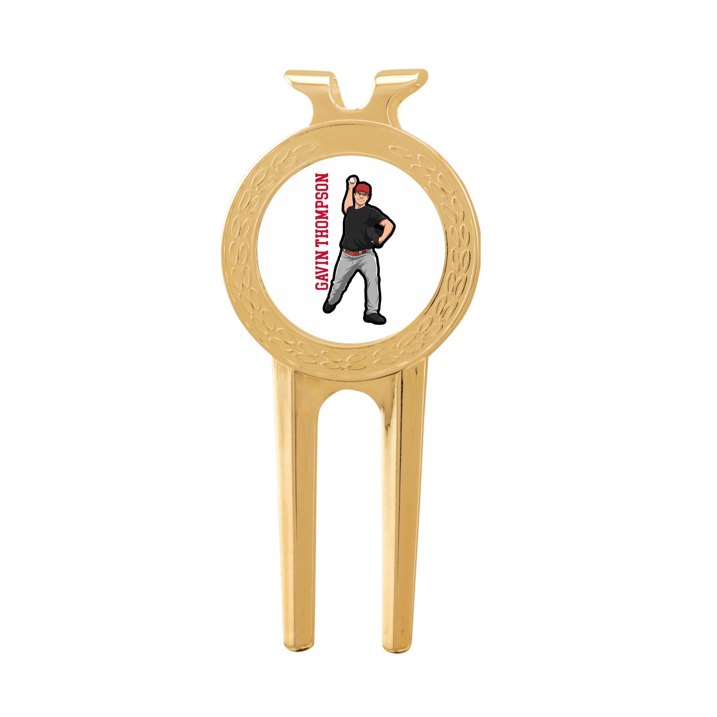 Divot Tool with Ball Marker — Name Vertical in Classic