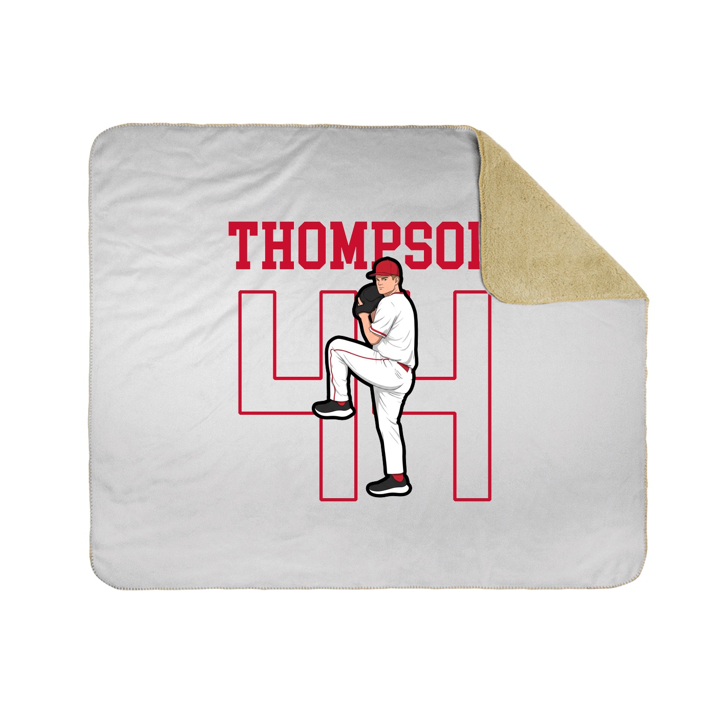 Throw Blanket — Shirsey in White