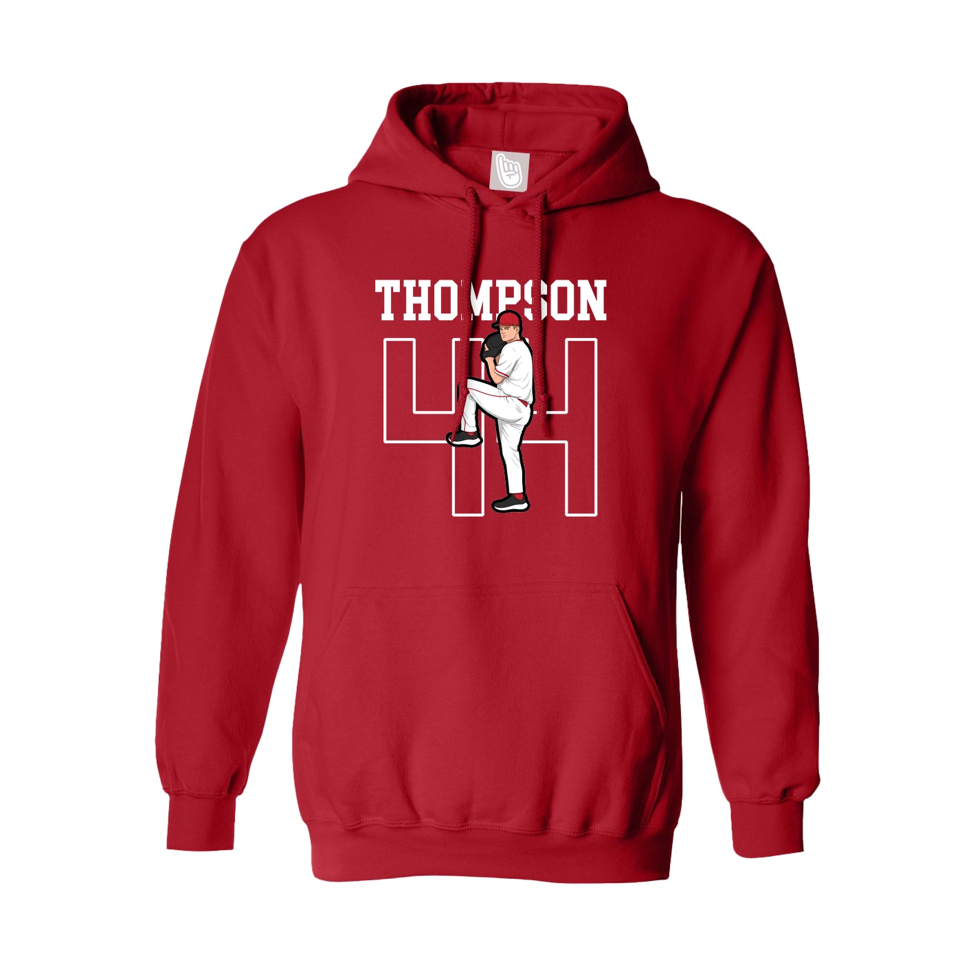 Hoodie — Shirsey in Red
