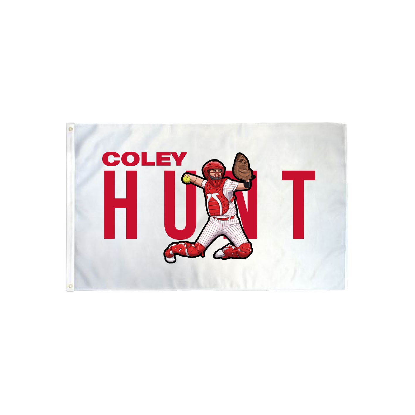 3x5 Flag — Player Name in Classic