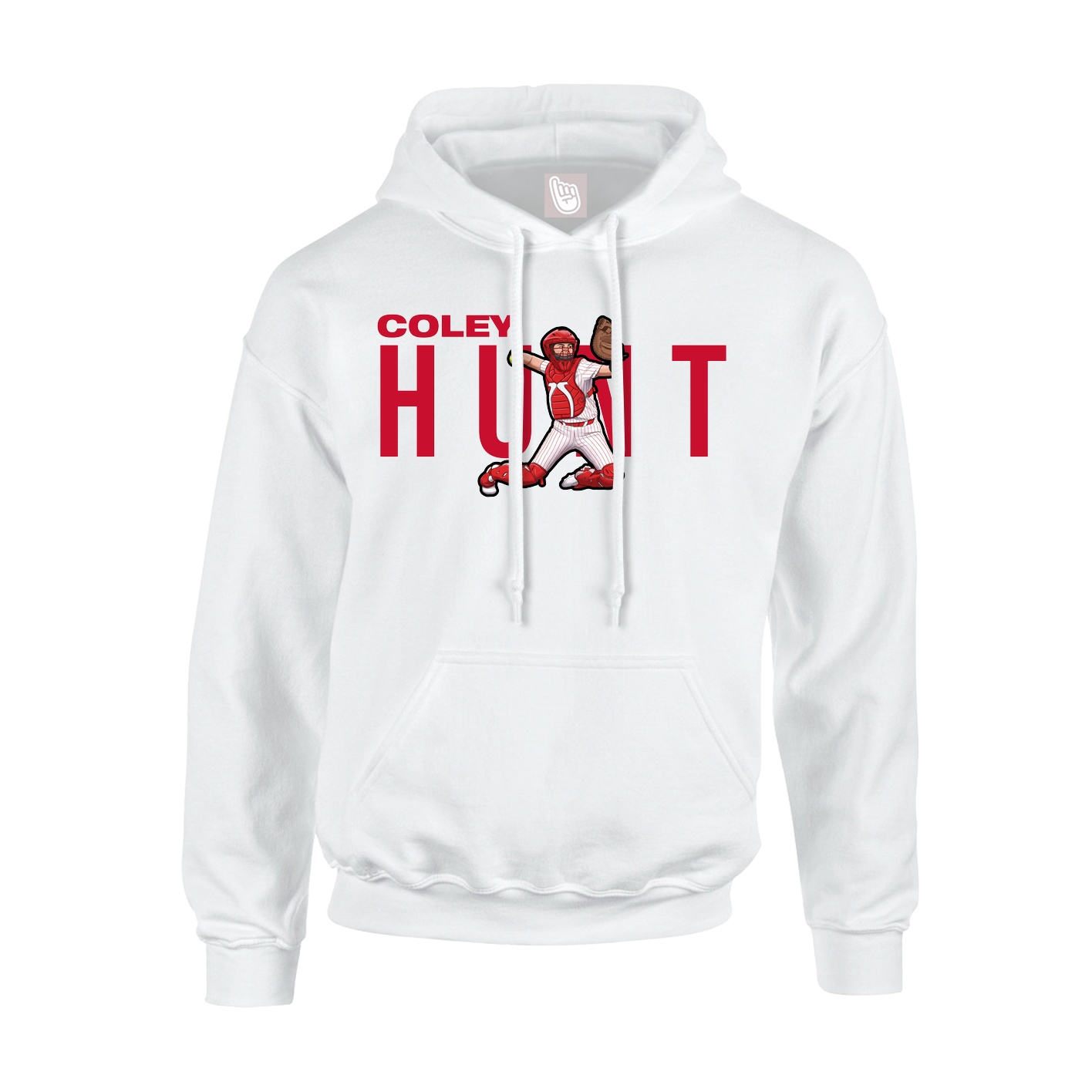Hoodie — Player Name in White