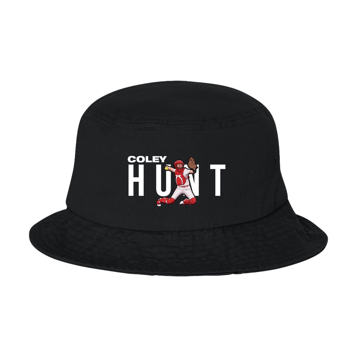 Bucket Cap — Player Name in Black