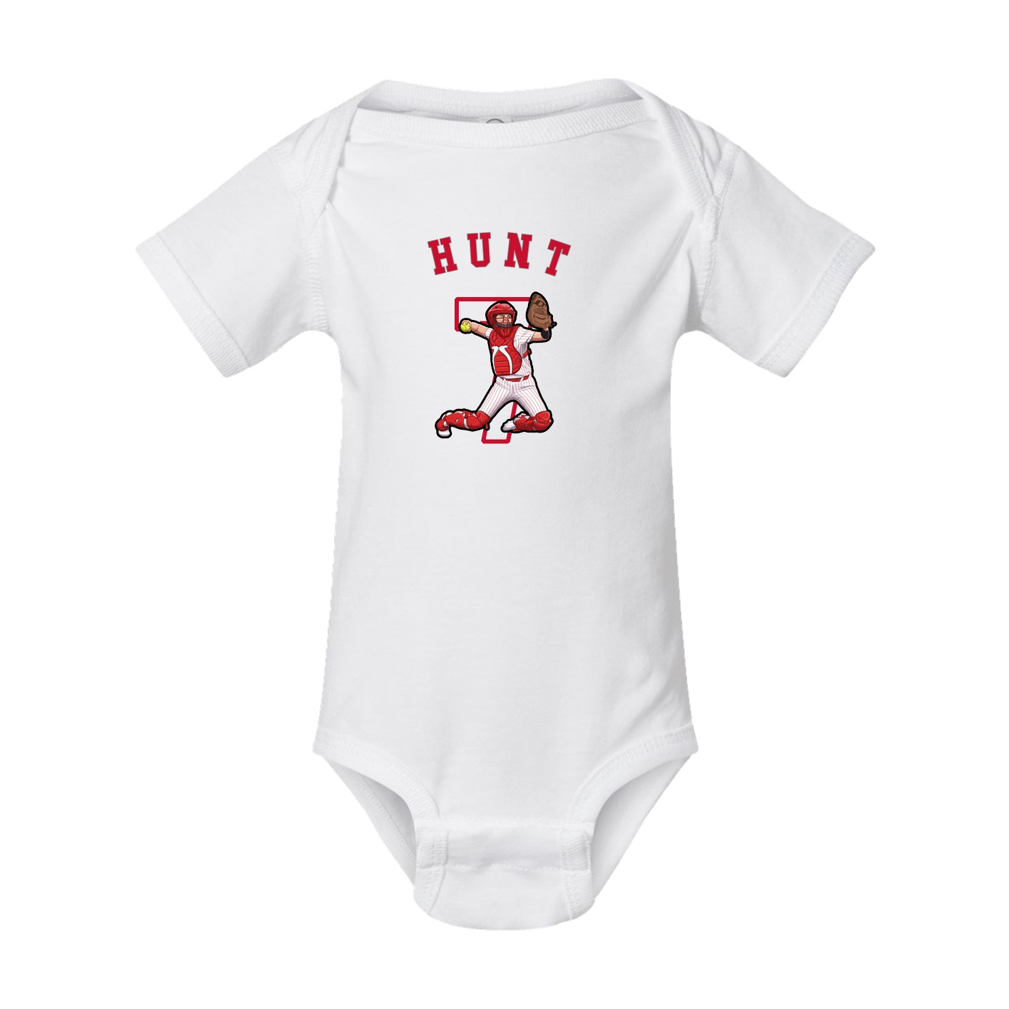 Baby Onesie — Shirsey Arch in White