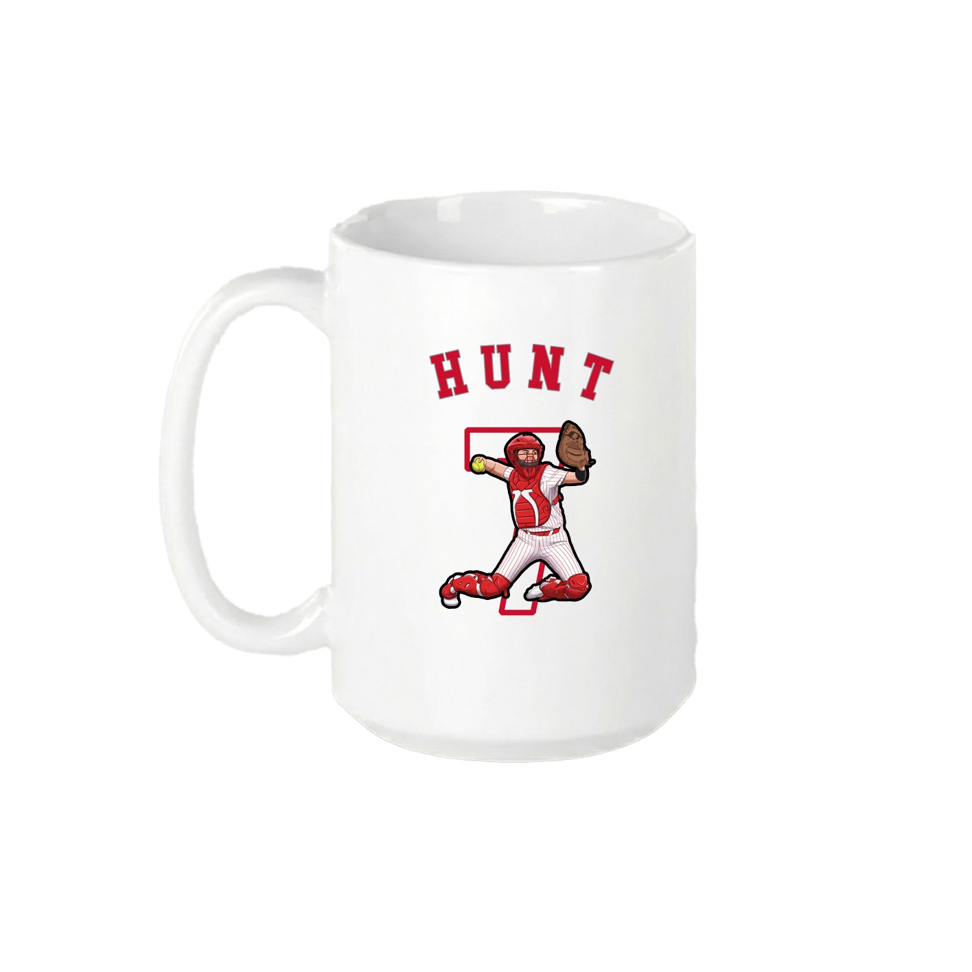 15oz Coffee Mug — Shirsey Arch in White