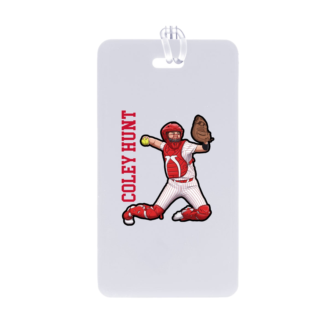 Bag Tag — Name Vertical in Classic