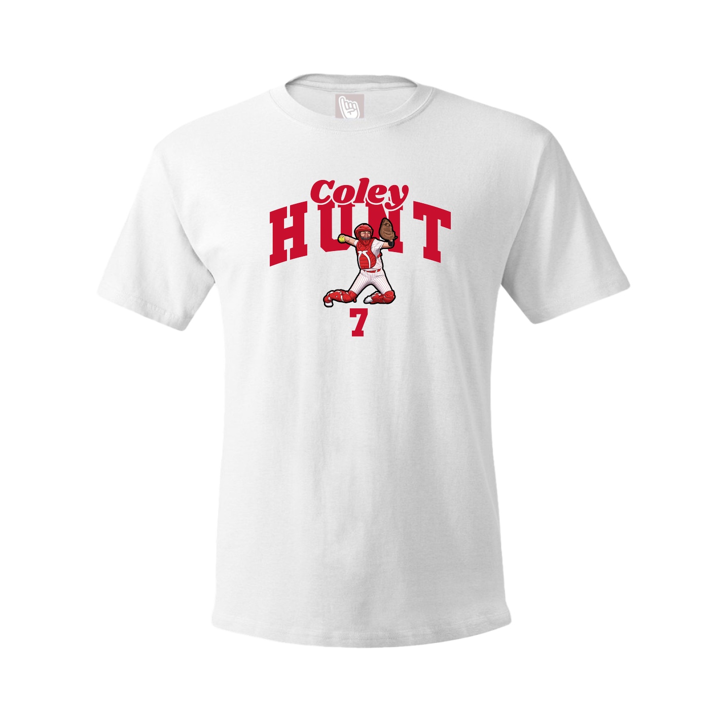 Youth Tee — Signature Arch in White